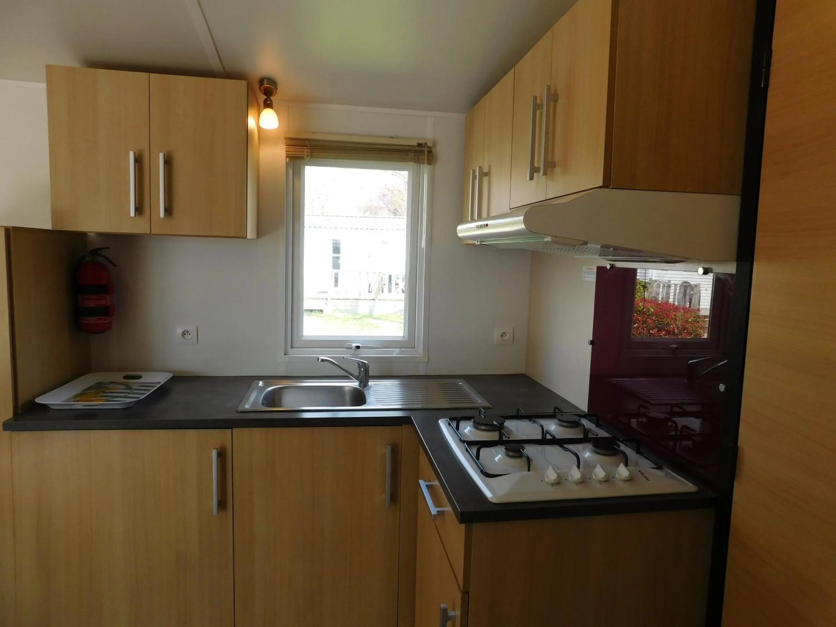Kitchen or kitchenette in Village de Gîtes de La Chesnaie