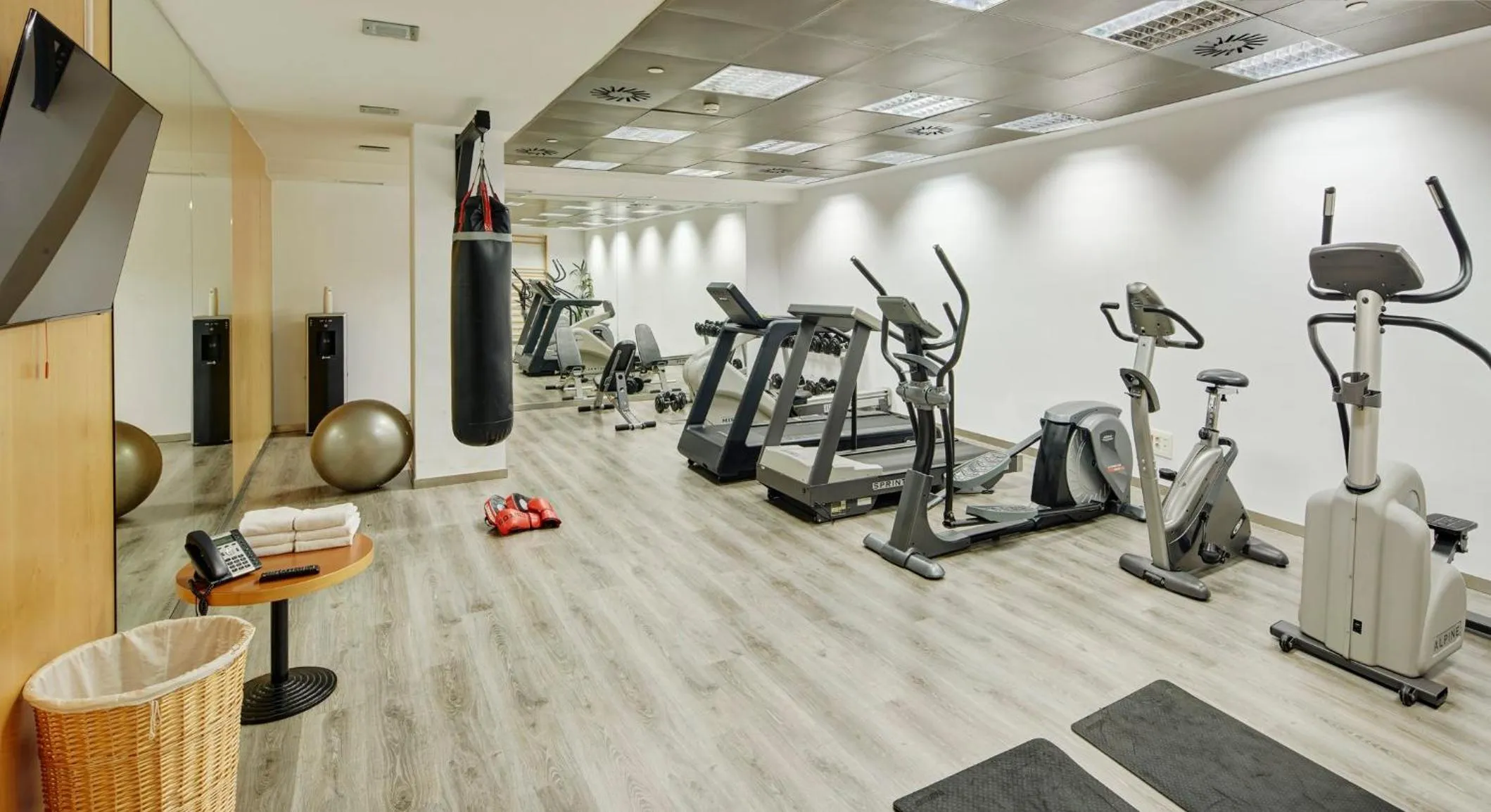 Fitness centre/facilities in Sercotel Caspe