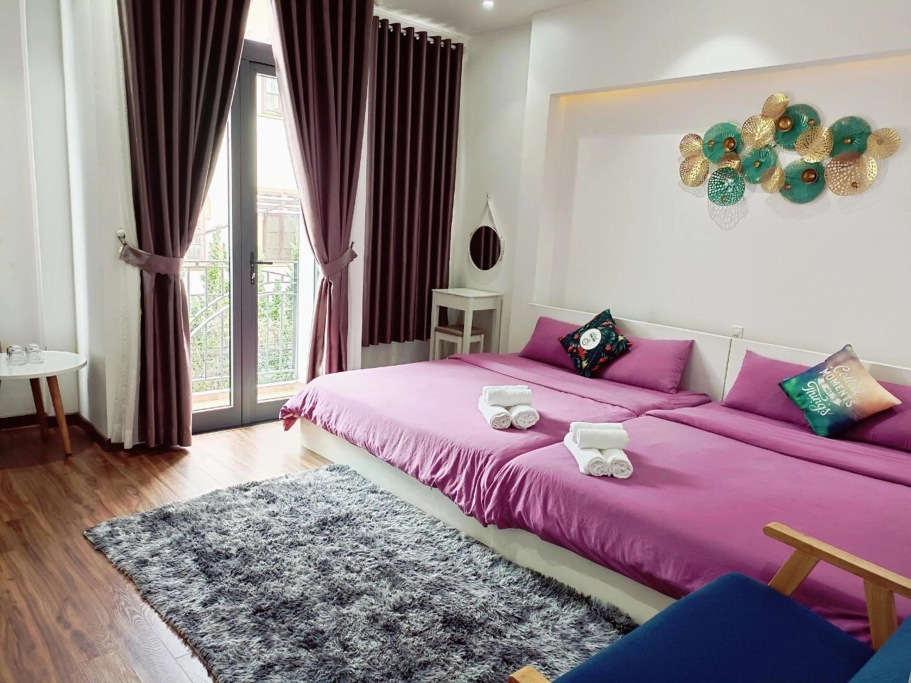 Bed in WHITE COFFEE HOUSE HOTEL