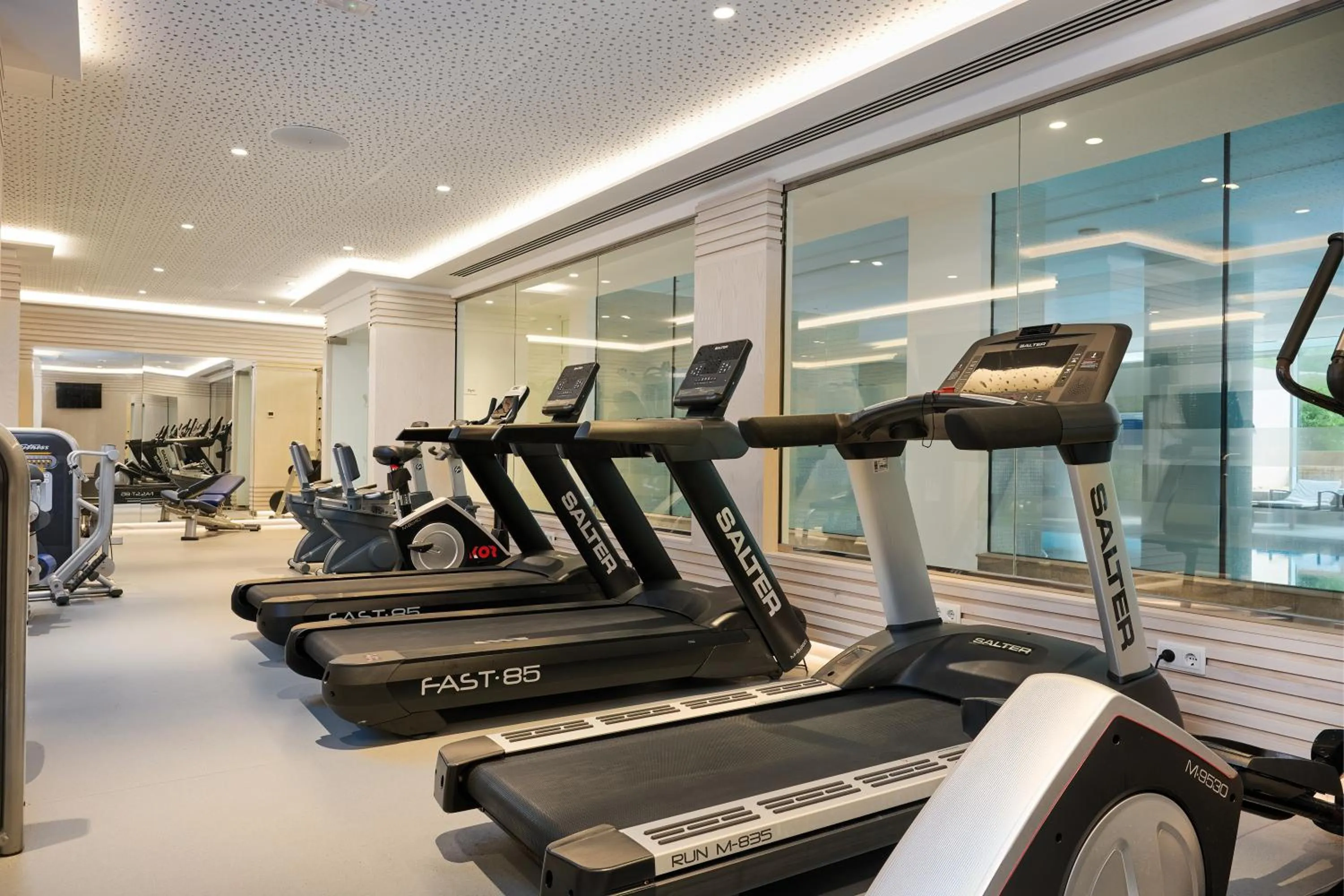 Fitness centre/facilities in Hipotels Eurotel Punta Rotja Spa-Golf