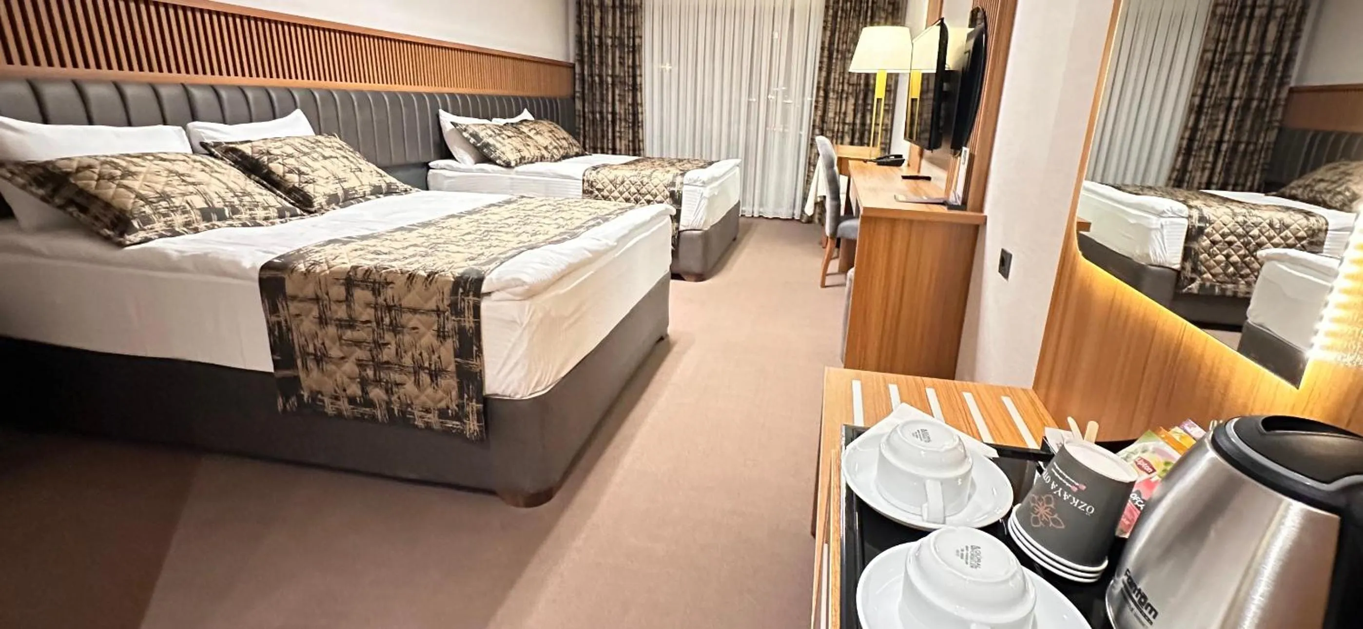 Bed in Özkaya hotel