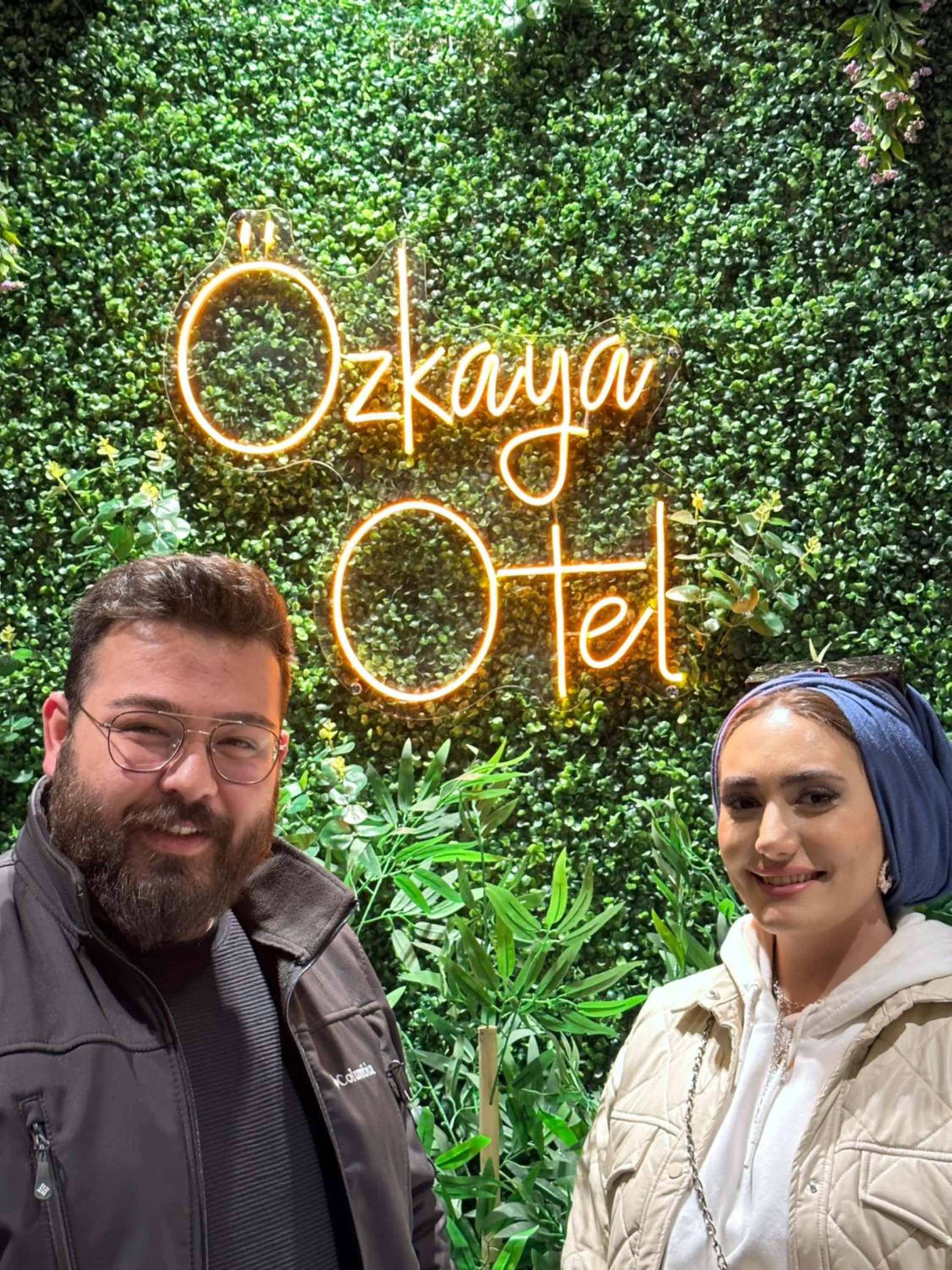 Property logo or sign in Özkaya hotel