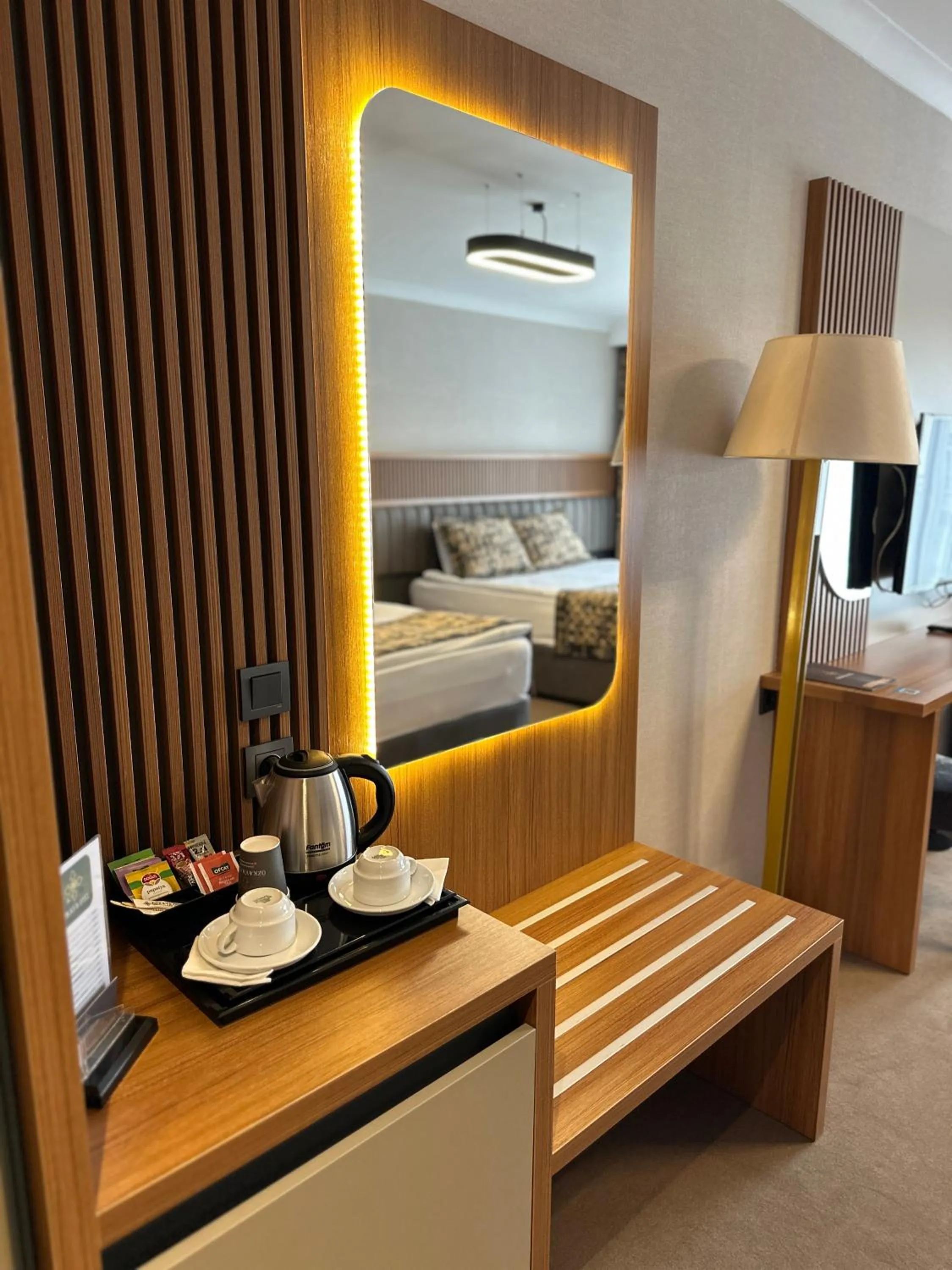 Bed in Özkaya hotel