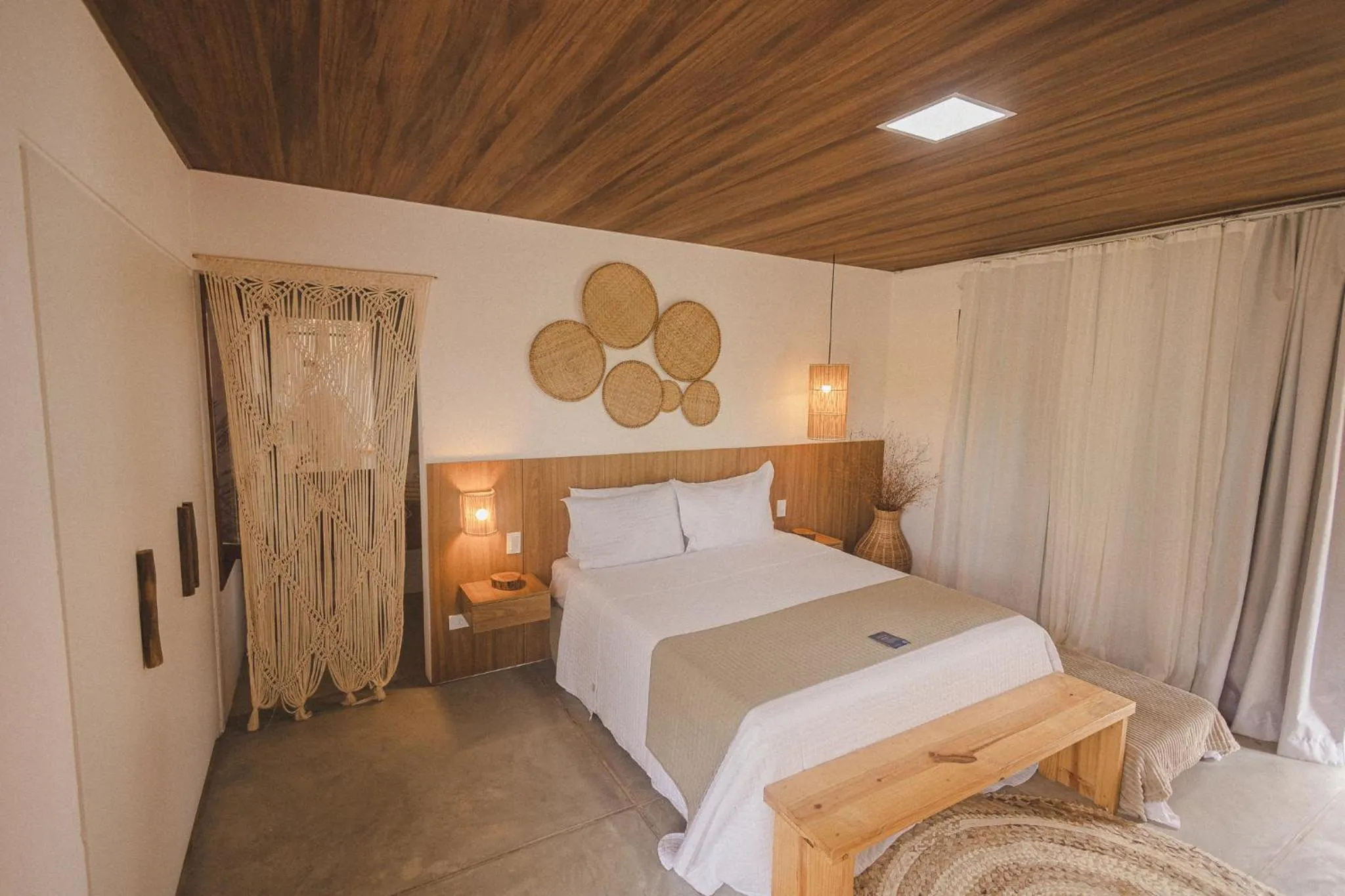 Bed in Pousada Corália