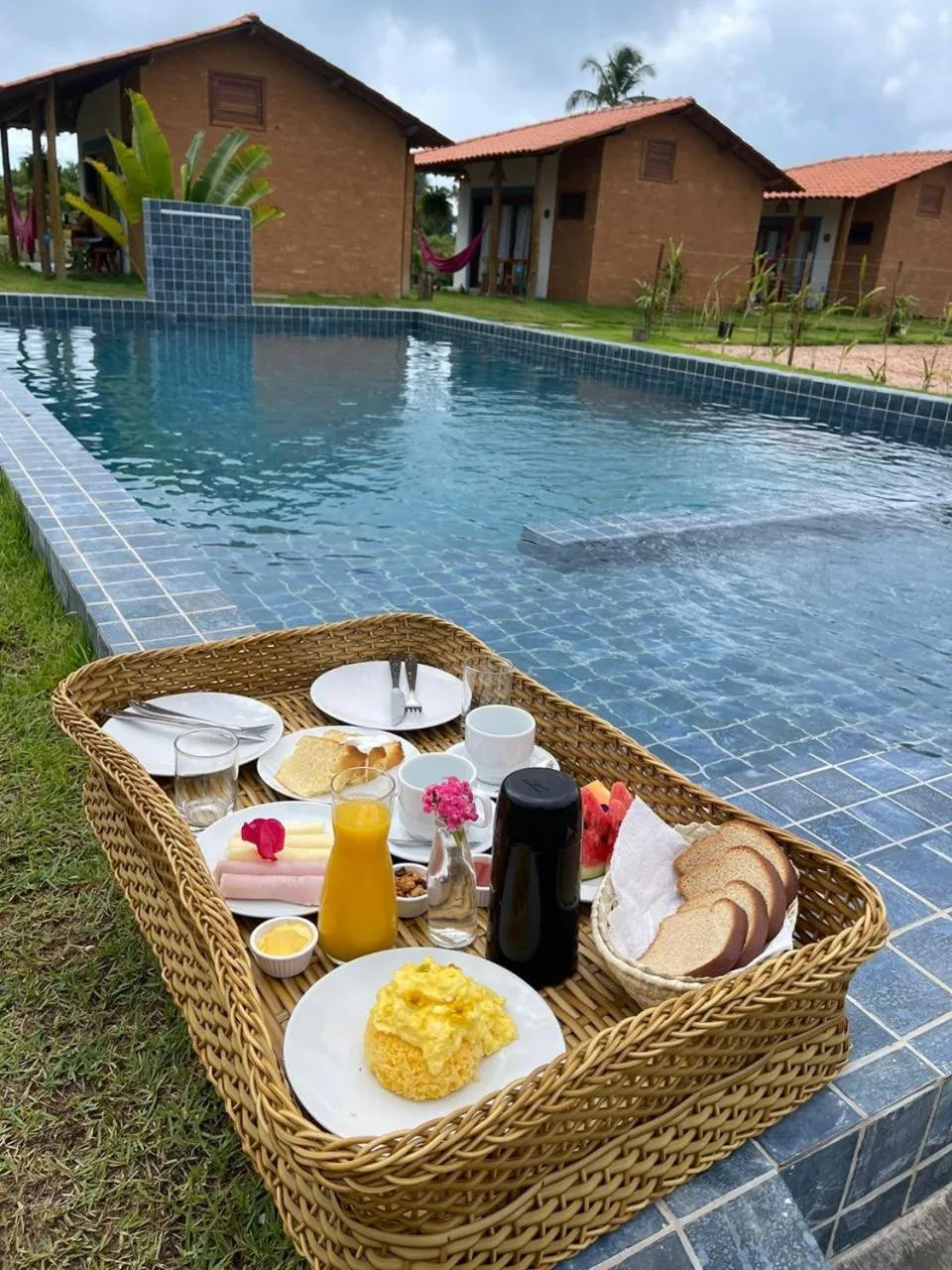 Patio in Pousada Corália
