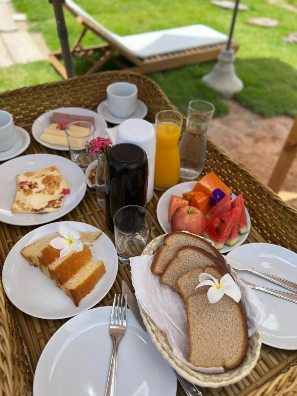 Swimming pool in Pousada Corália
