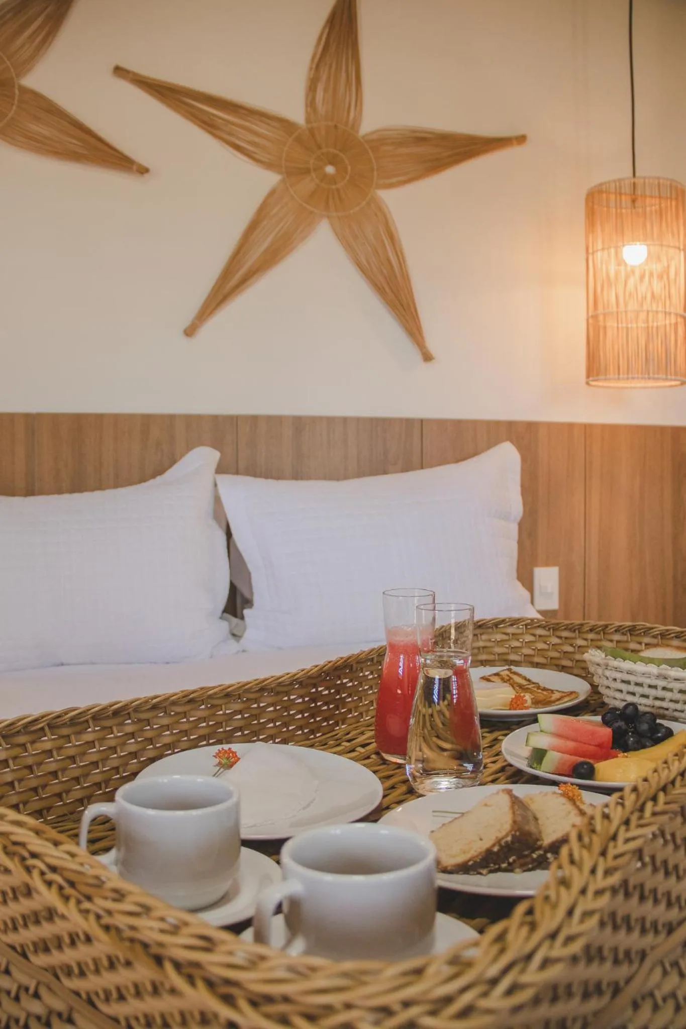 Bed in Pousada Corália