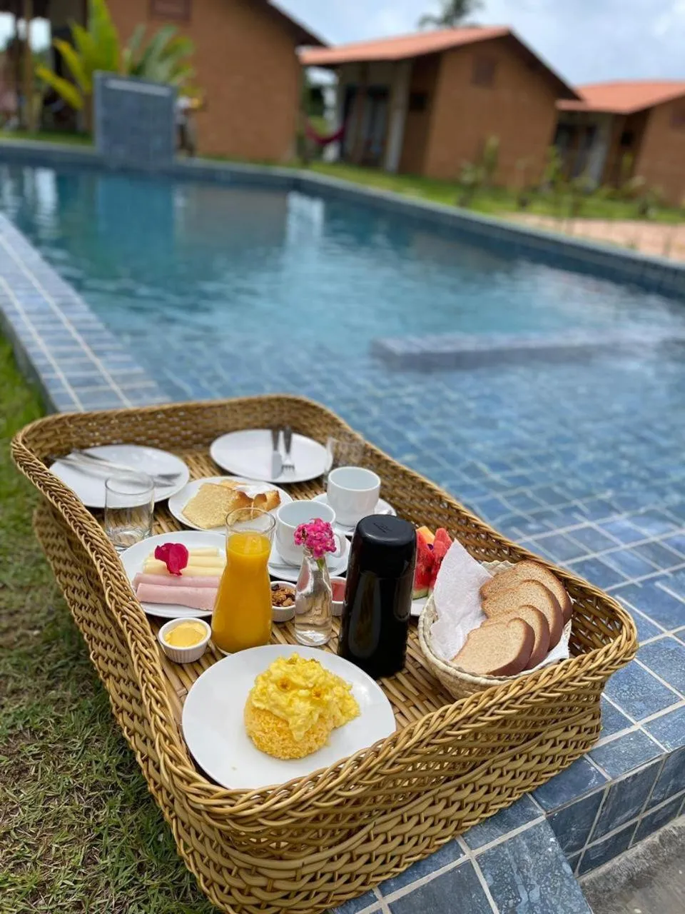 Patio in Pousada Corália