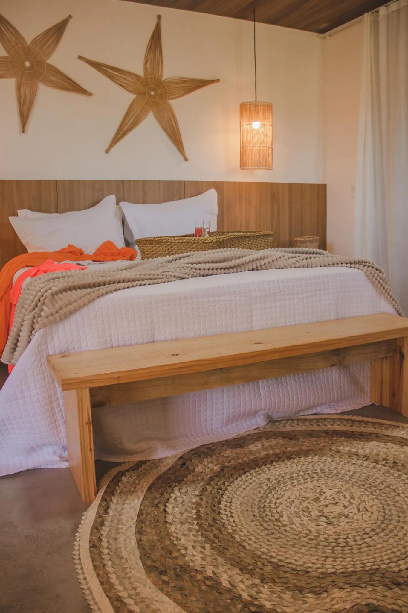 Bed in Pousada Corália