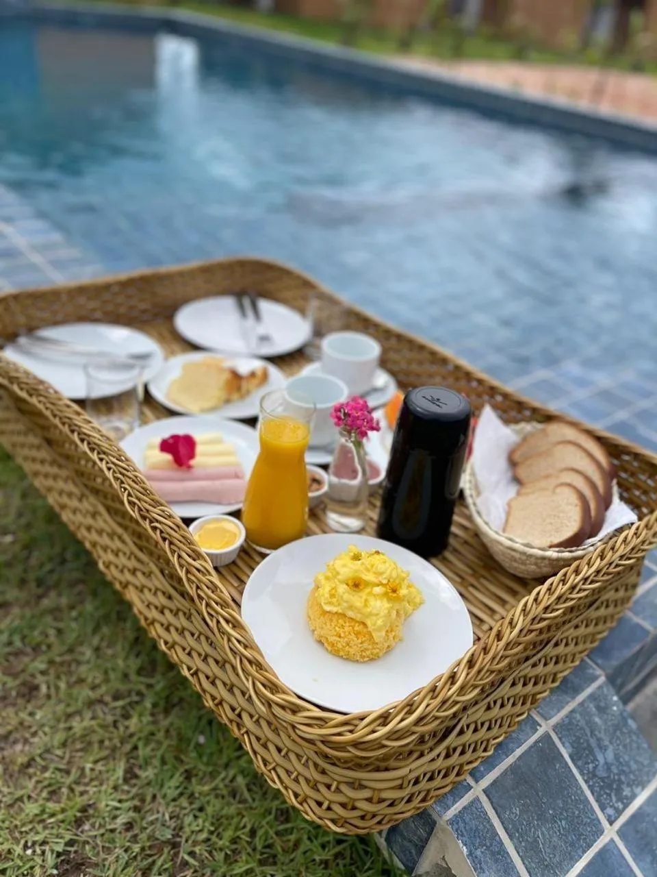 Patio in Pousada Corália