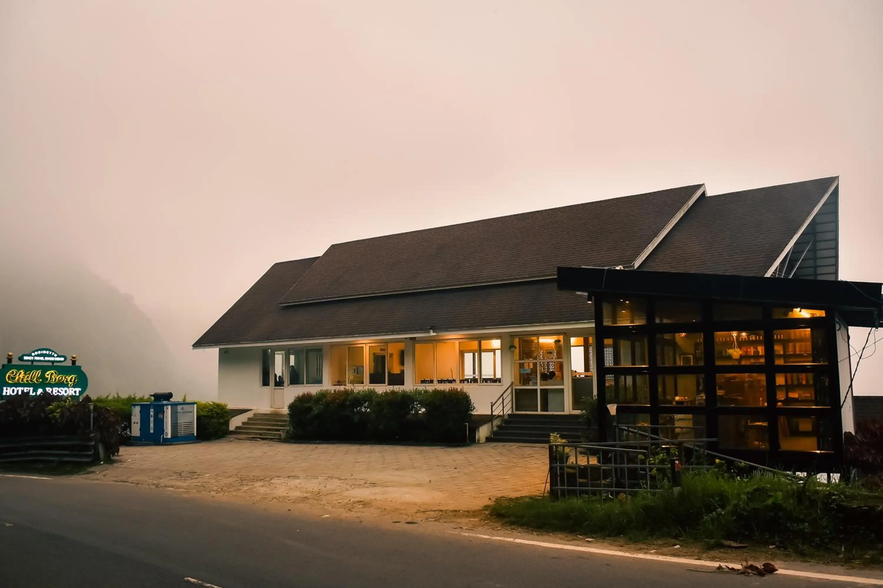 Facade/entrance in Chill Berg Resort - Bodimettu