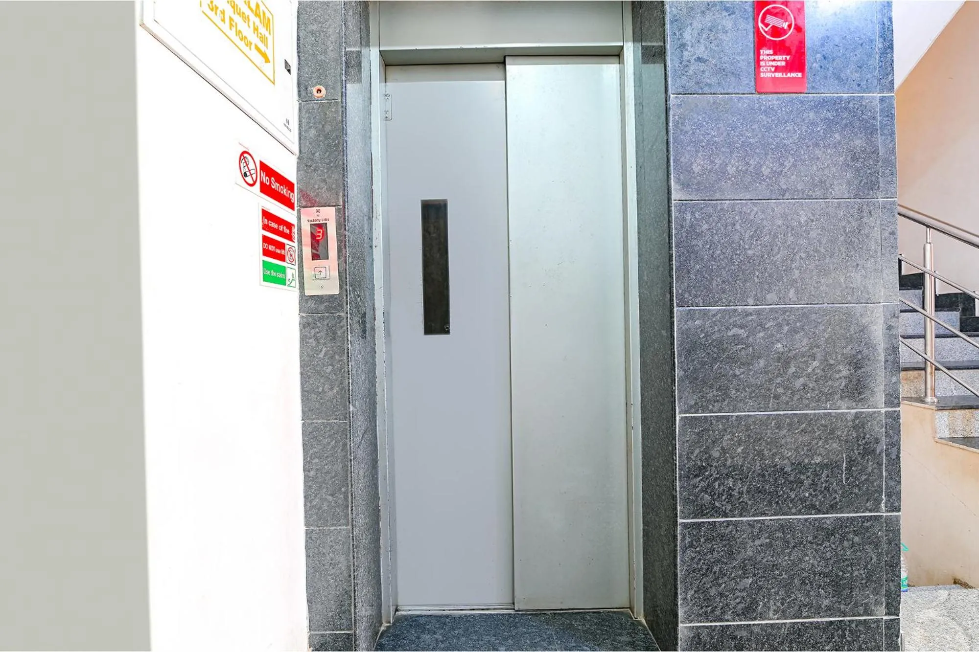 elevator in FabHotel VRJ Residency - 500M from Chennai Trade Center