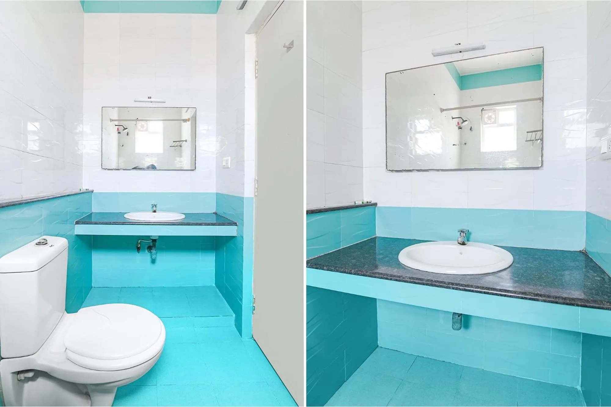 Bathroom in FabHotel VRJ Residency - 500M from Chennai Trade Center