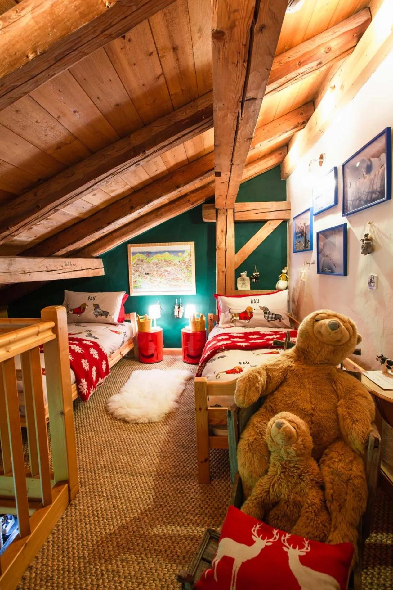 Bedroom, Bed in Magic Megève Bois