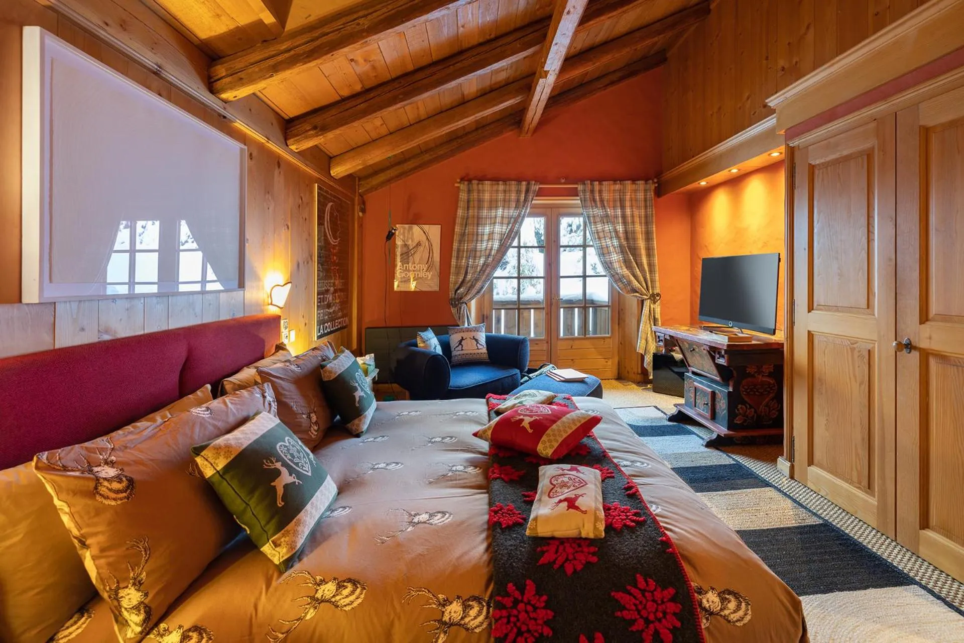 Bedroom in Magic Megève Bois