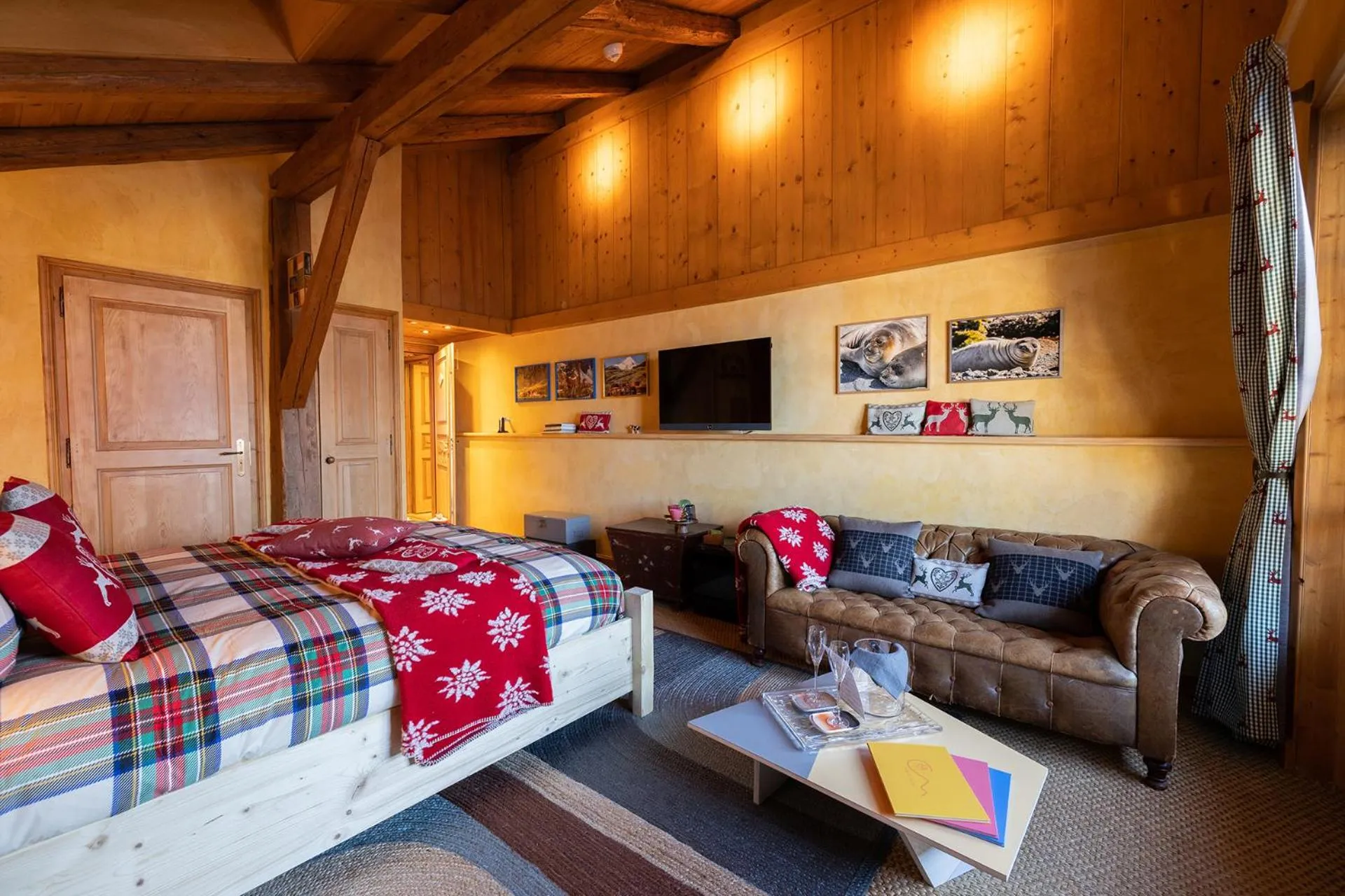 Bedroom, Bed in Magic Megève Bois