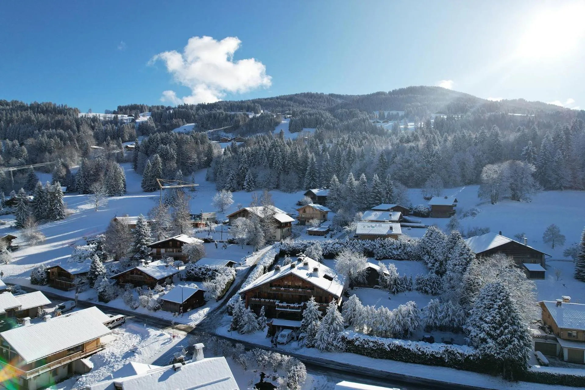 Property building in Magic Megève Bois