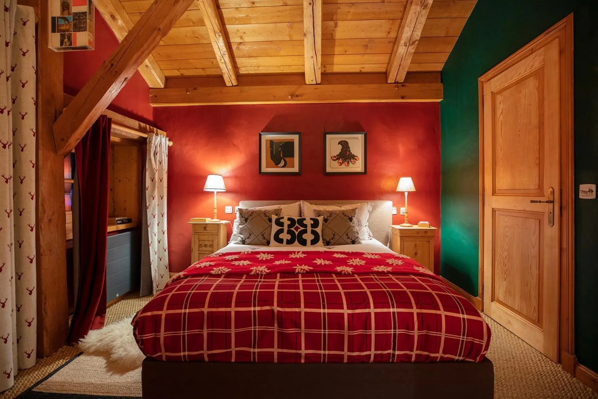 Bedroom, Bed in Magic Megève Bois