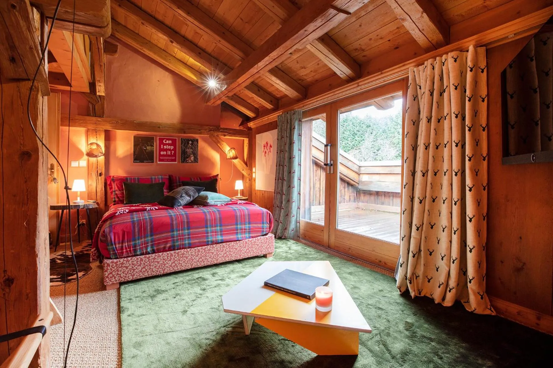 Bedroom, Bed in Magic Megève Bois