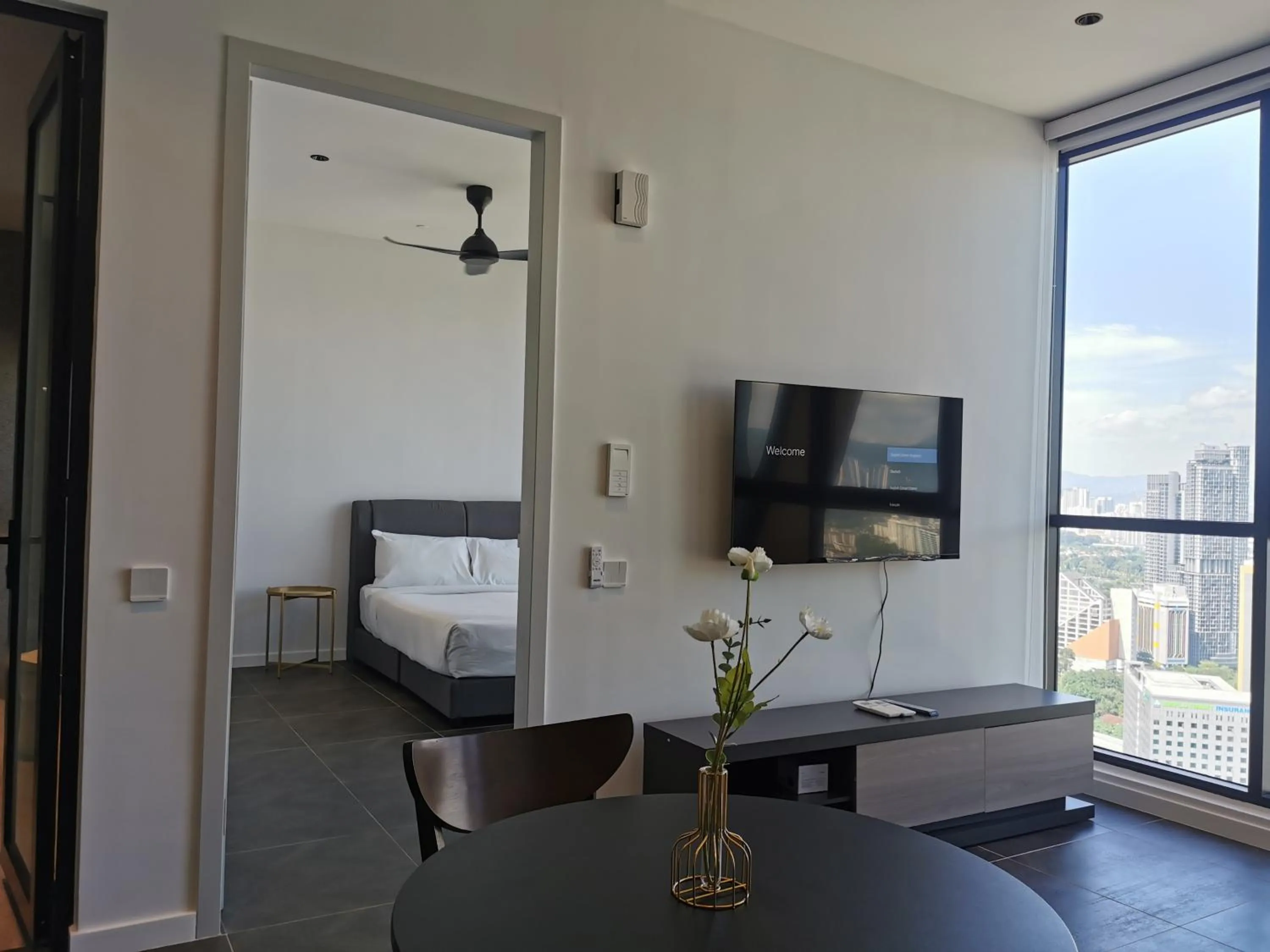 Bed in Scarletz Suites KLCC by De Harlequins Guesthouse