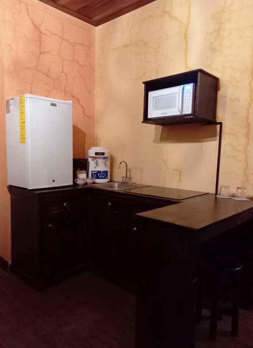 Kitchen or kitchenette in Hotel Casa Realeza