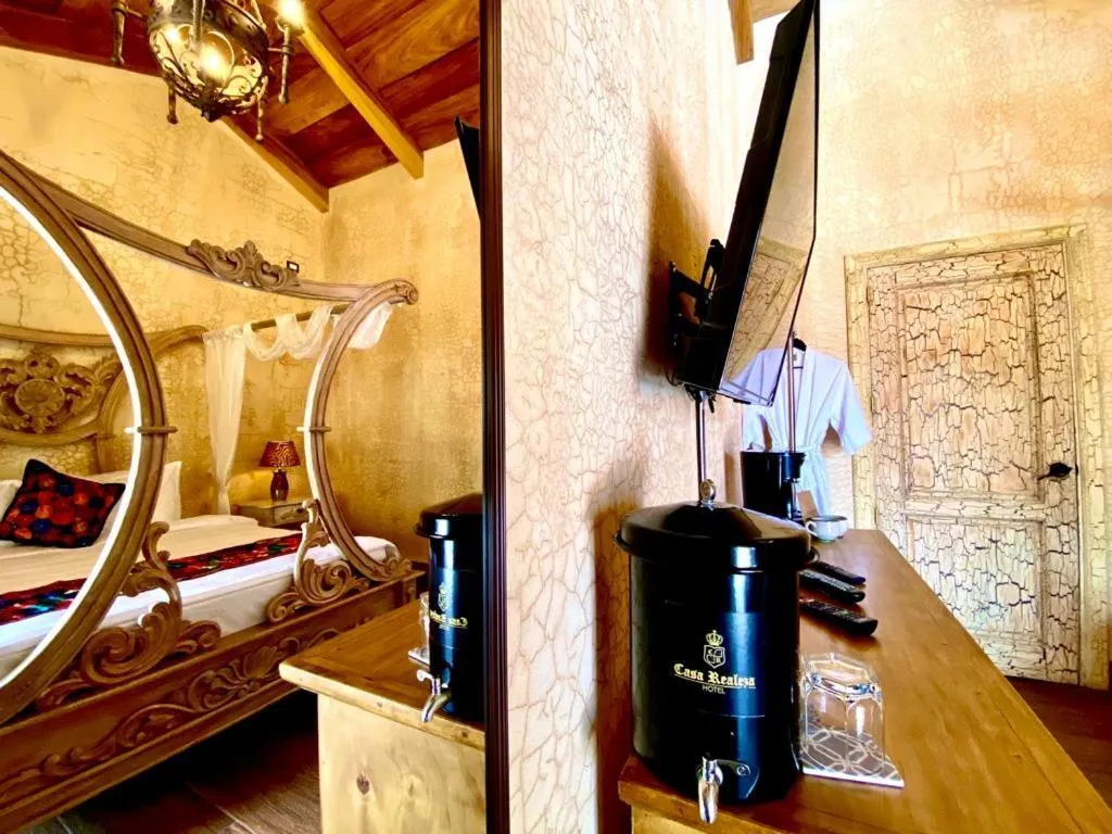 Bed in Hotel Casa Realeza