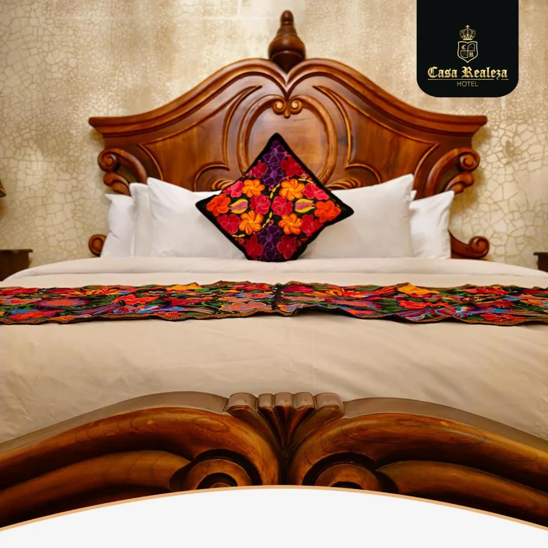 Bed in Hotel Casa Realeza