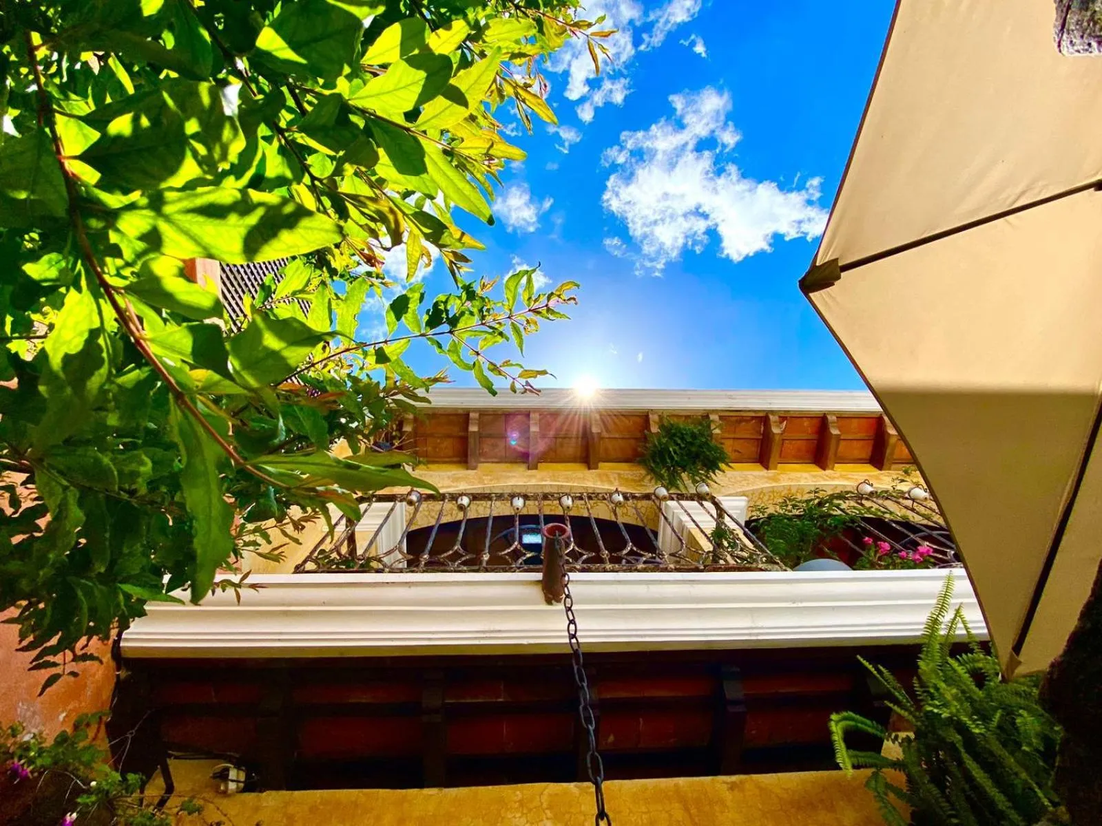 Patio in Hotel Casa Realeza