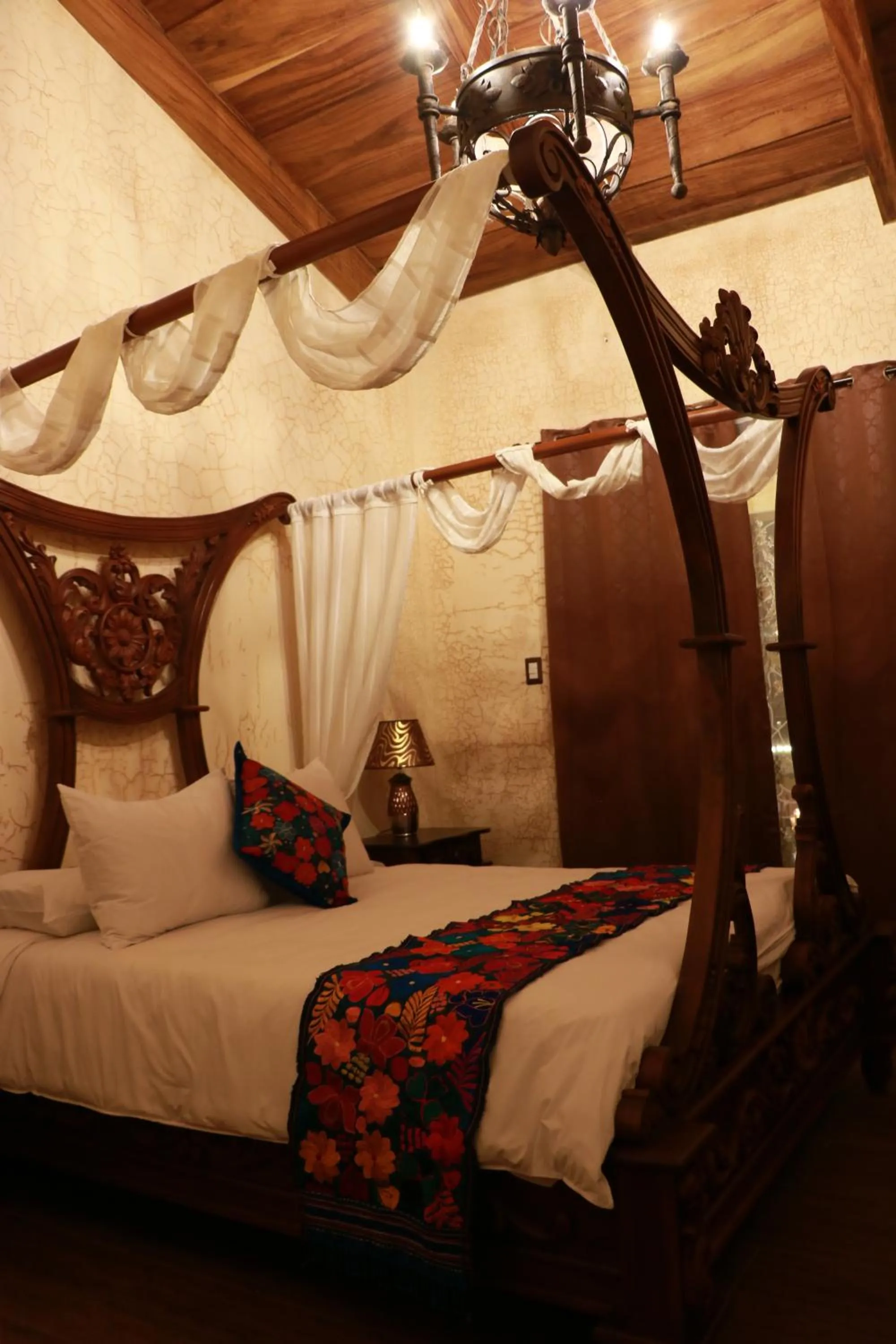 Bed in Hotel Casa Realeza