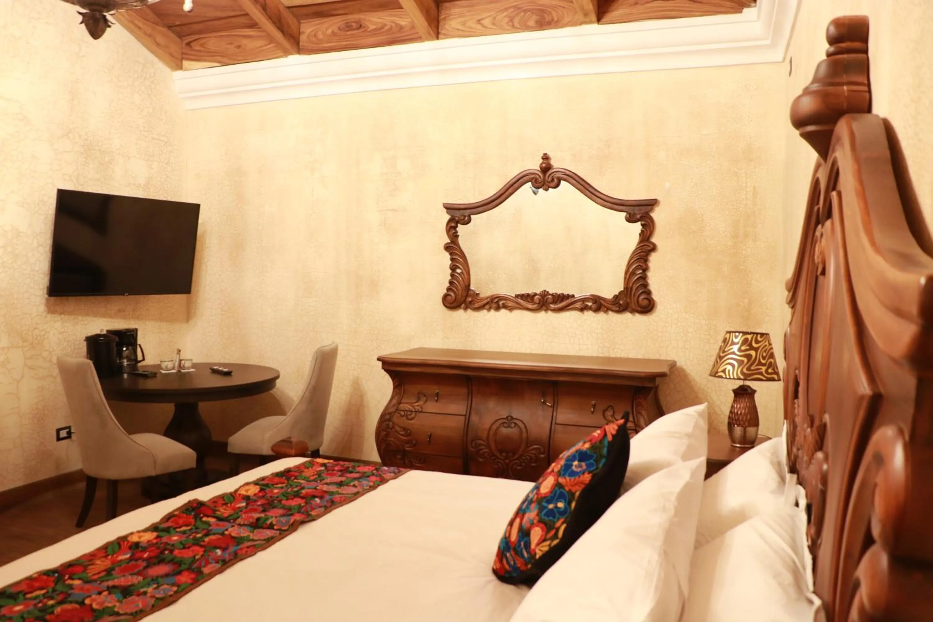 Bed in Hotel Casa Realeza