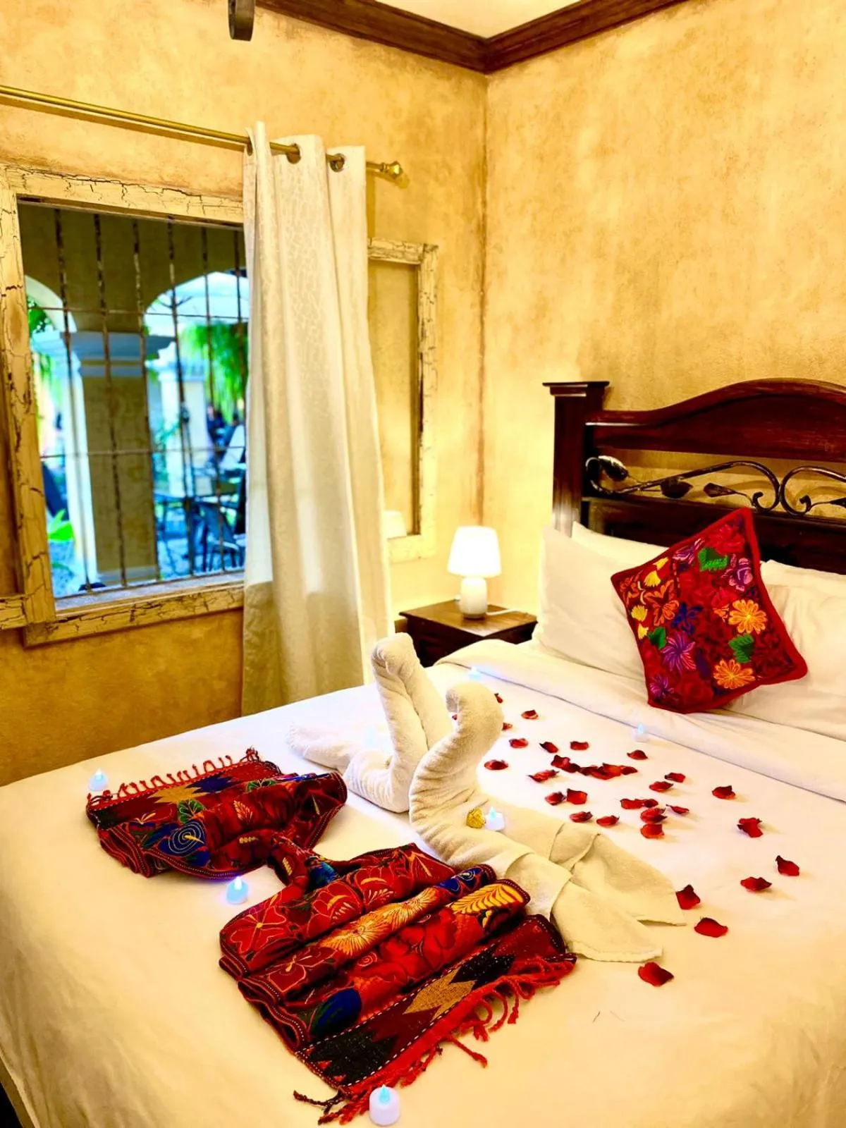 Bed in Hotel Casa Realeza