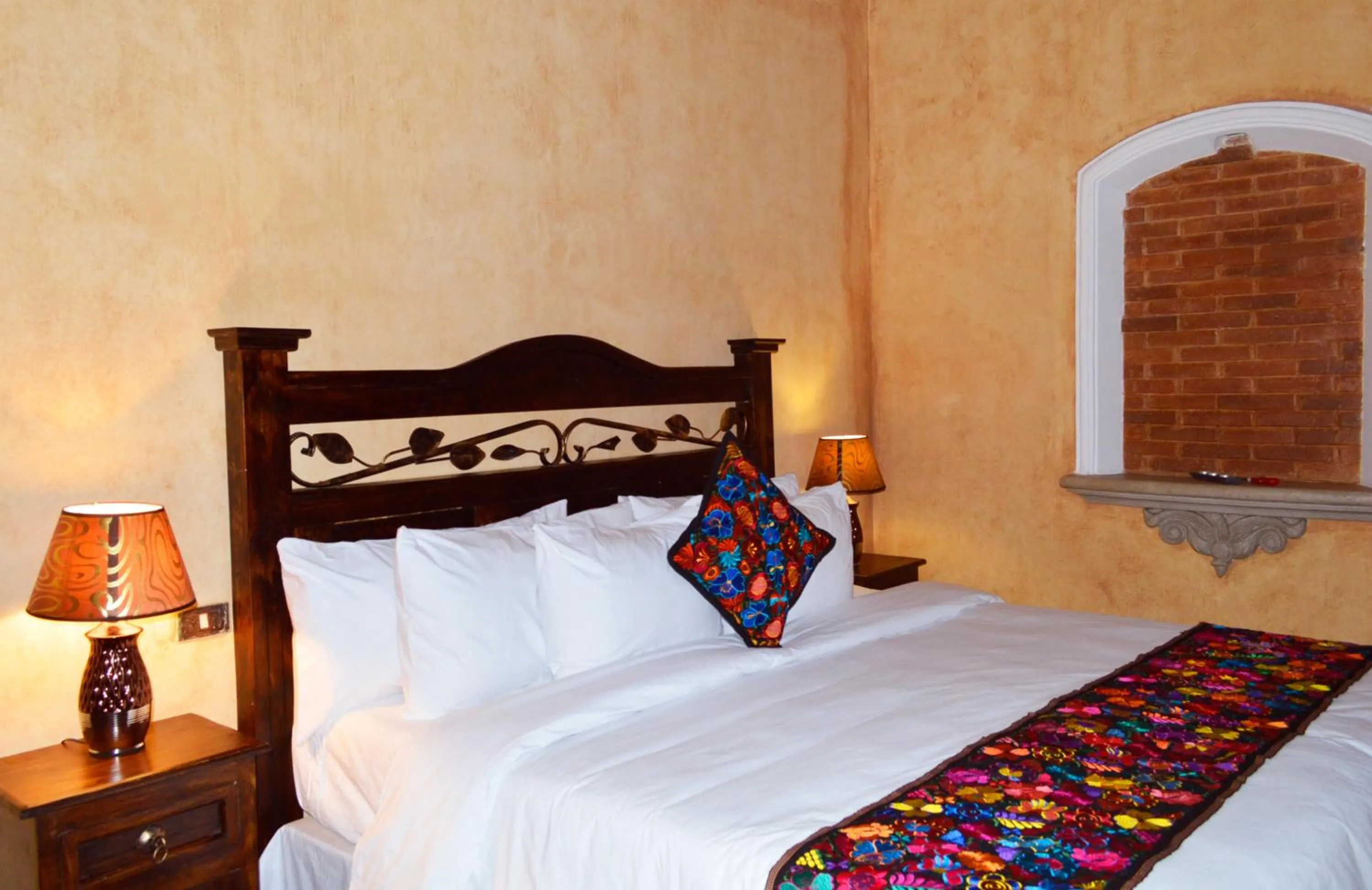 Bed in Hotel Casa Realeza