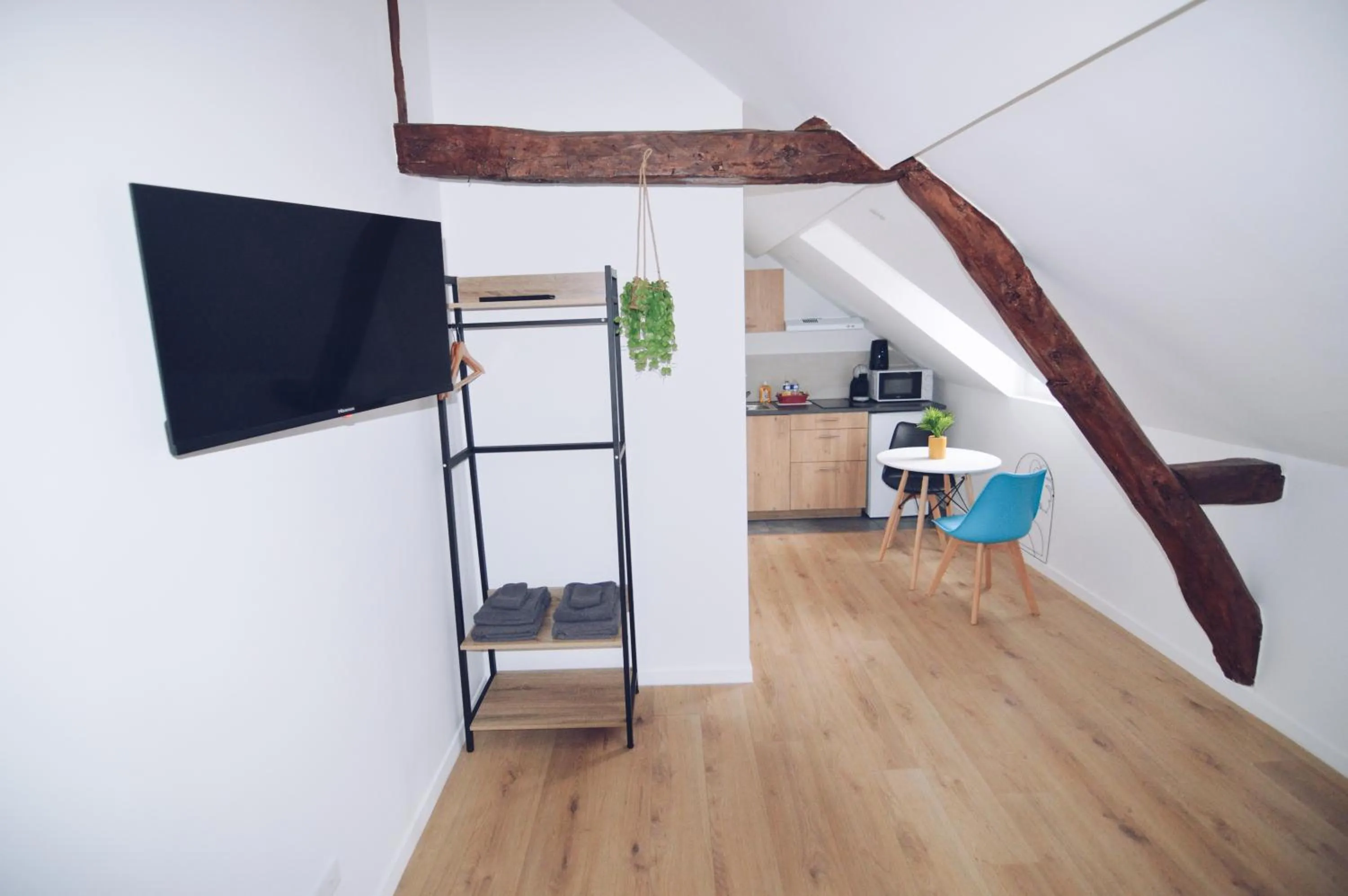 Kitchen or kitchenette in Studios Lsquare Residence AFPA