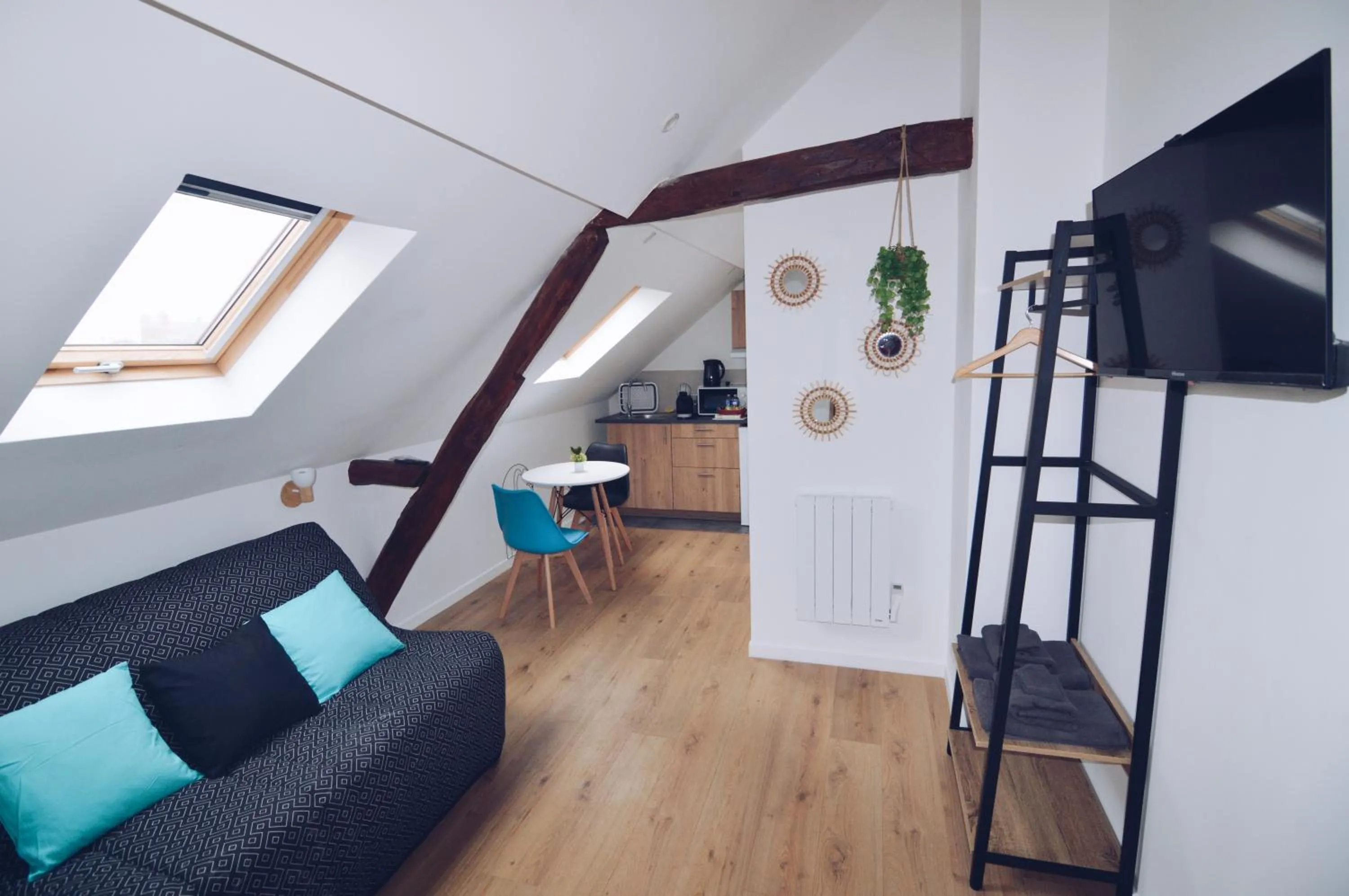 Seating area in Studios Lsquare Residence AFPA