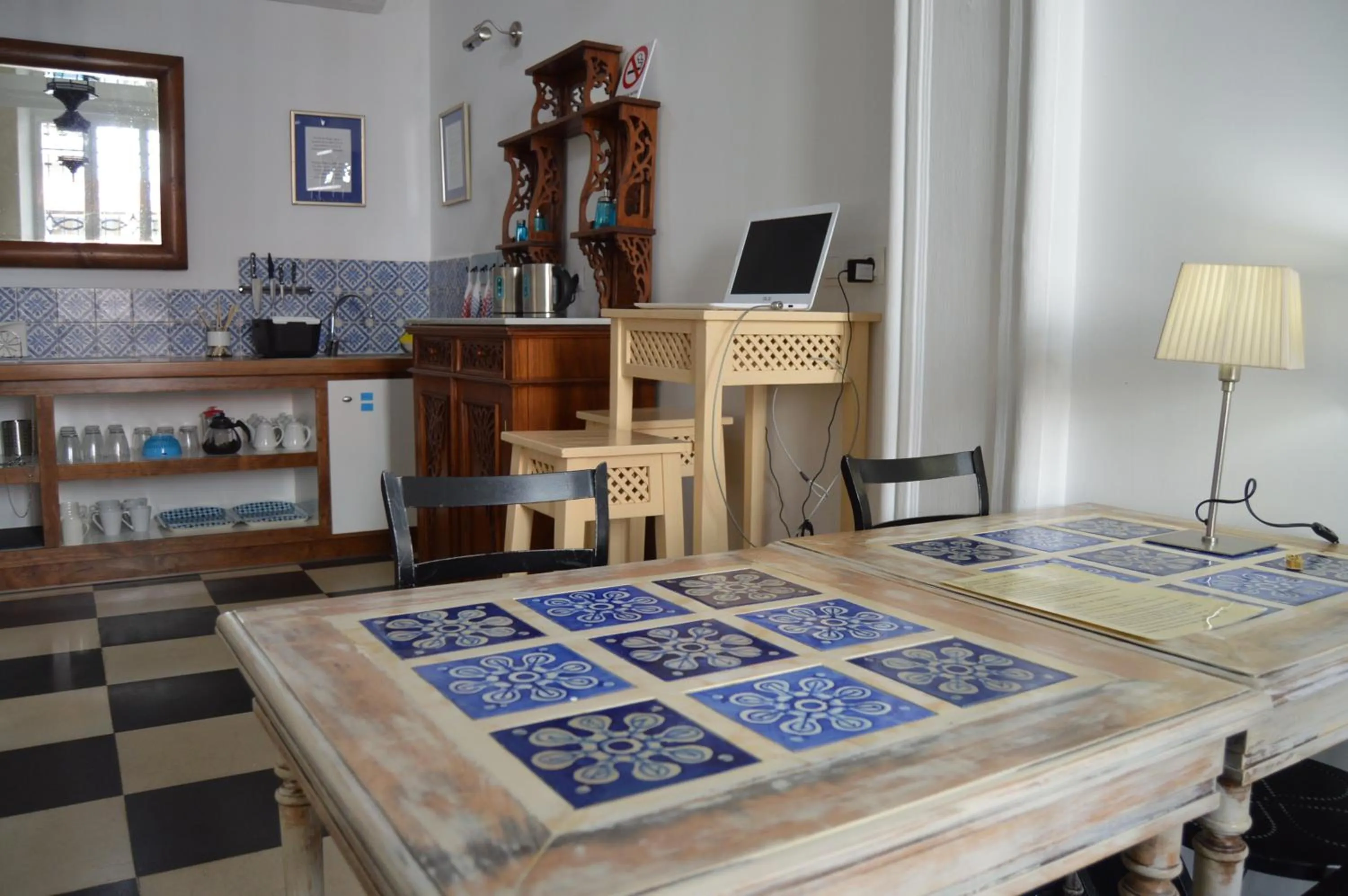 Communal kitchen in Ronda Hotel Polo