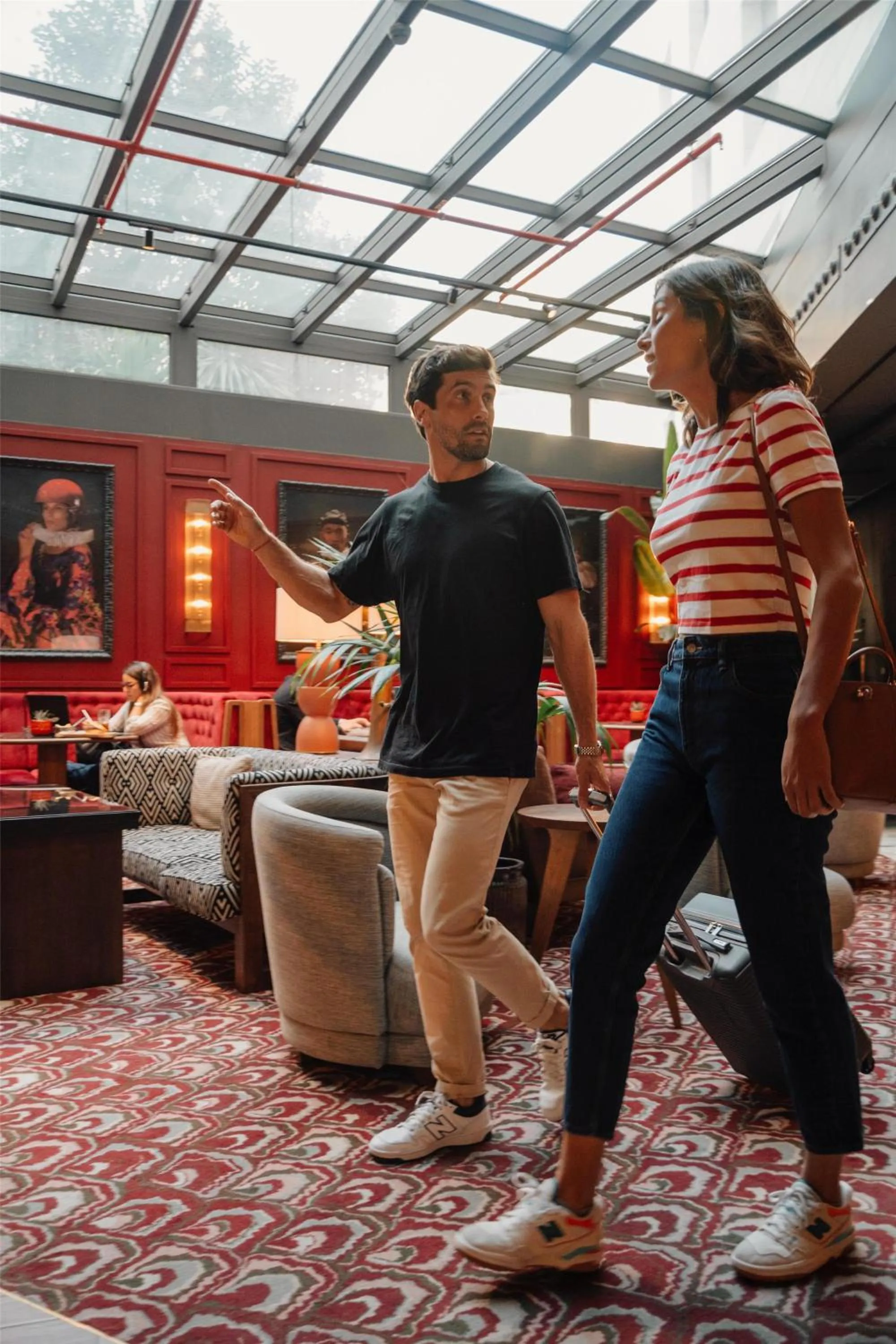 Lobby or reception in Radisson RED Madrid