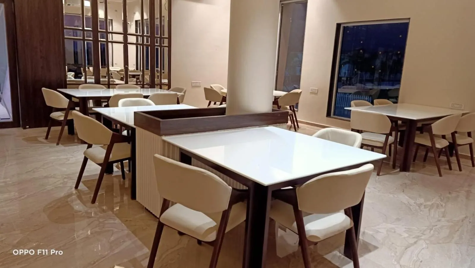 Dining area in Flamingo Club and Resort Una 3 Km Away from Diu Check Post