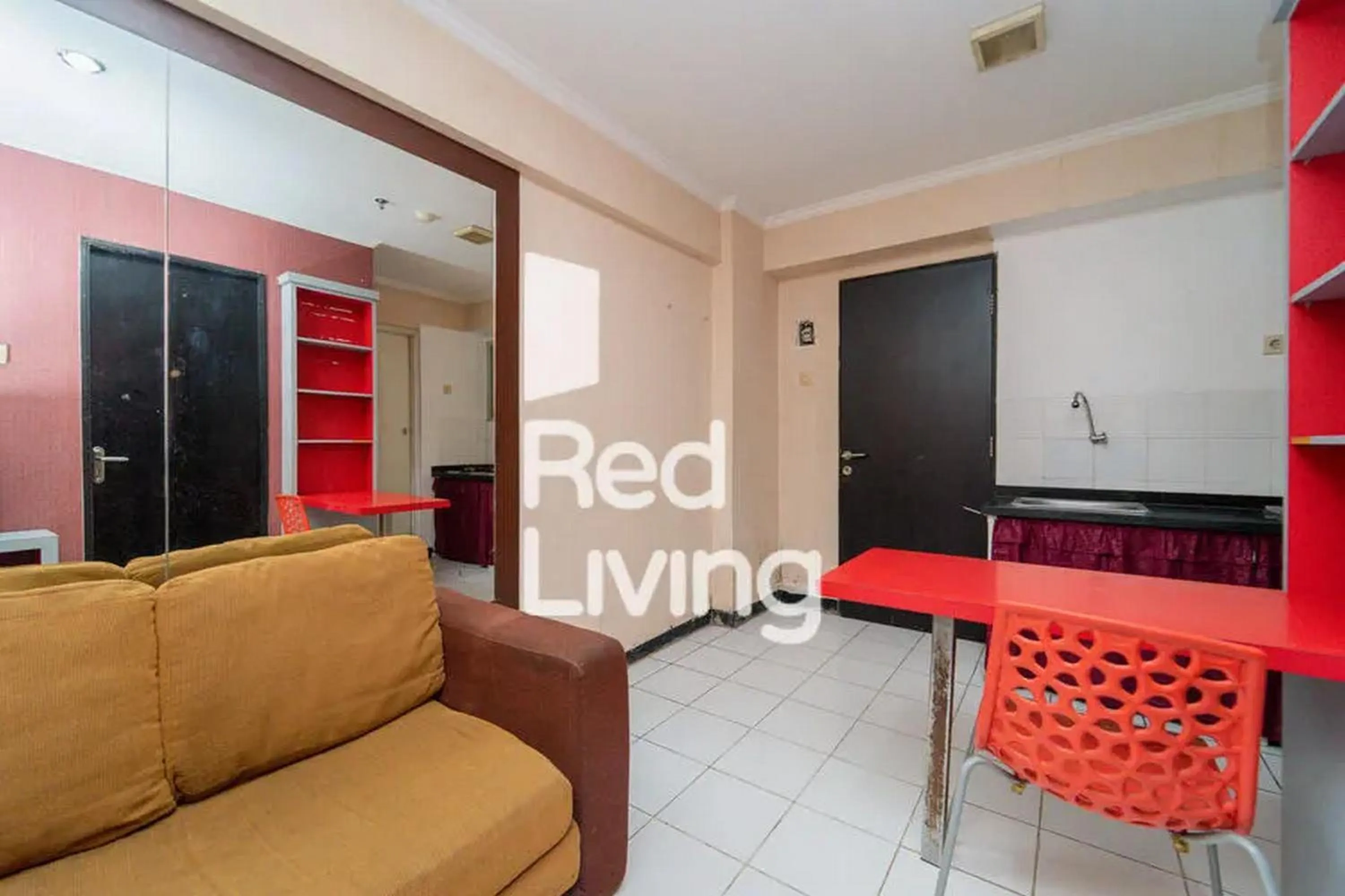 Living room in RedLiving Apartemen Sentra Timur Residence - Myroom id Tower Green