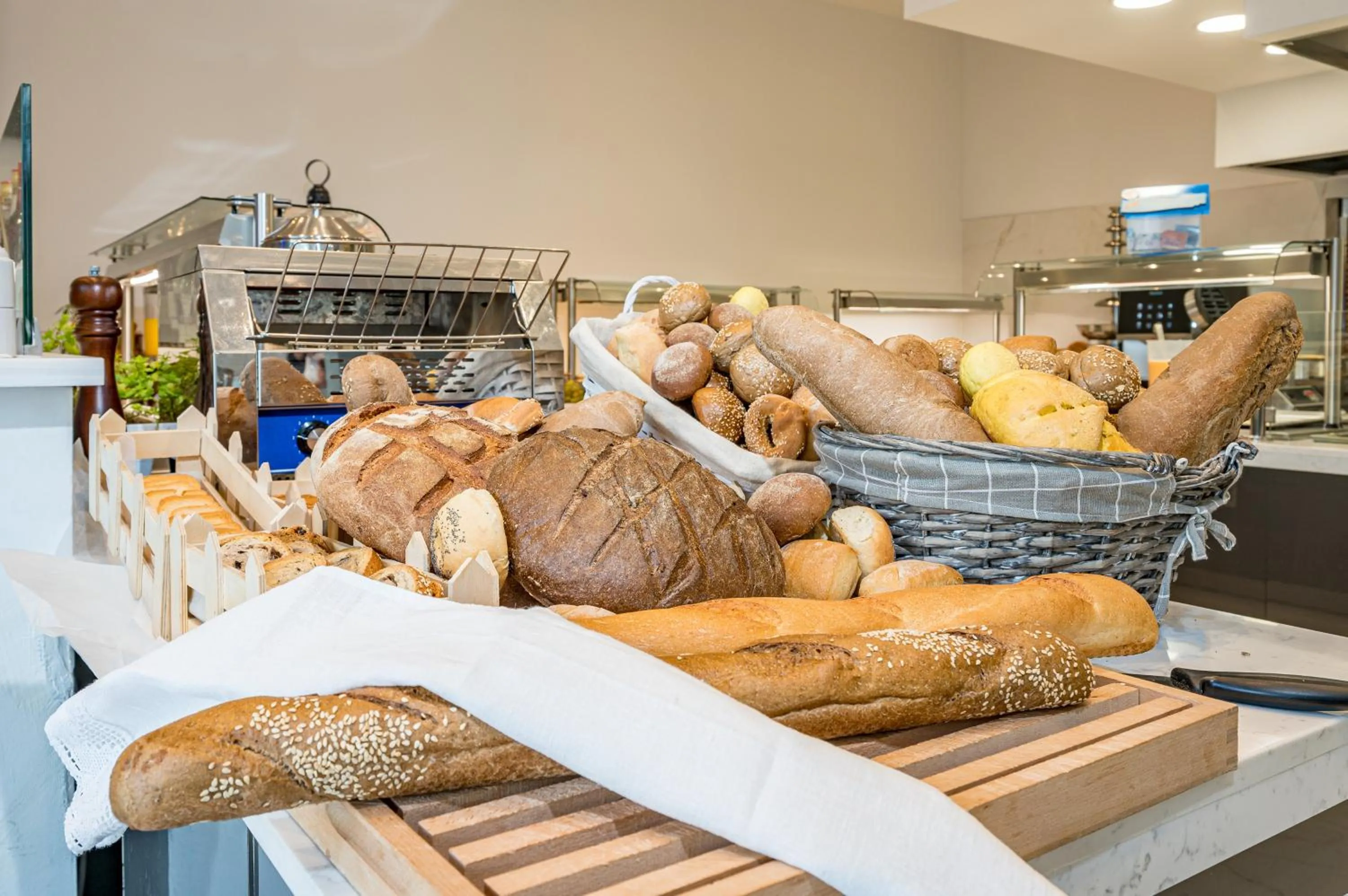 Food in Mirage Bleu Hotel