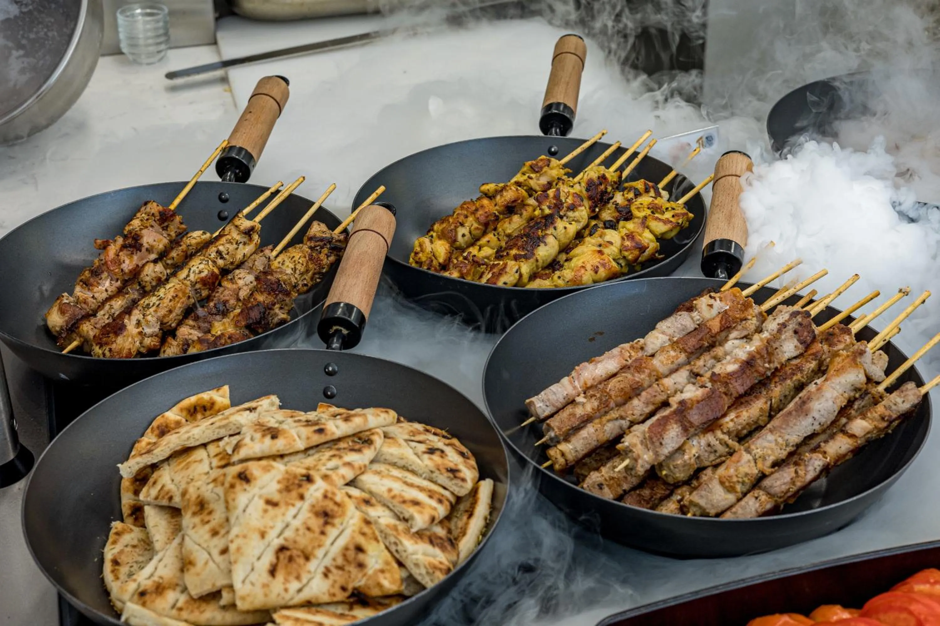 Food in Mirage Bleu Hotel