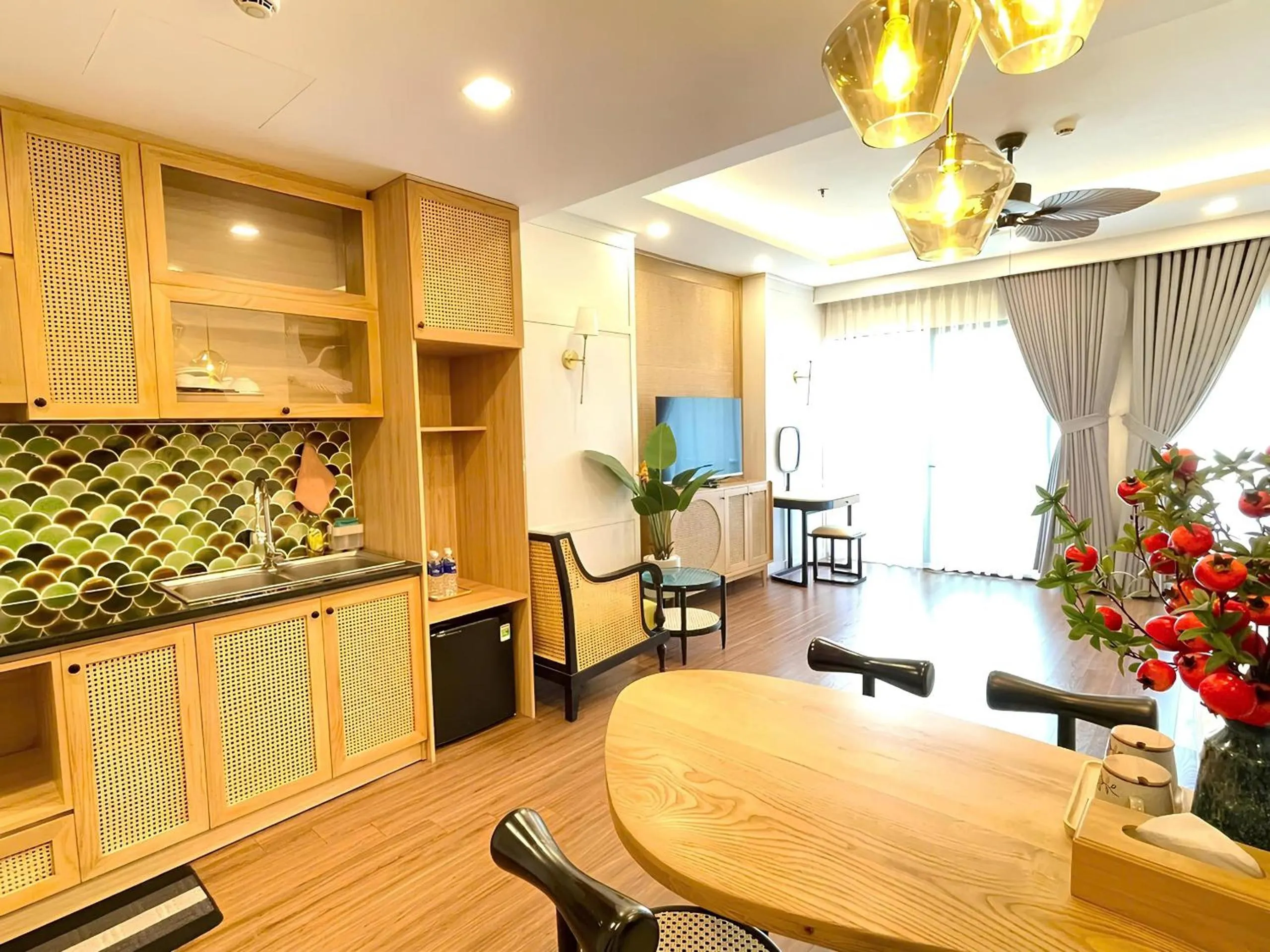 Kitchen or kitchenette in Tony Apartment -FLC Sea Tower Quy Nhon
