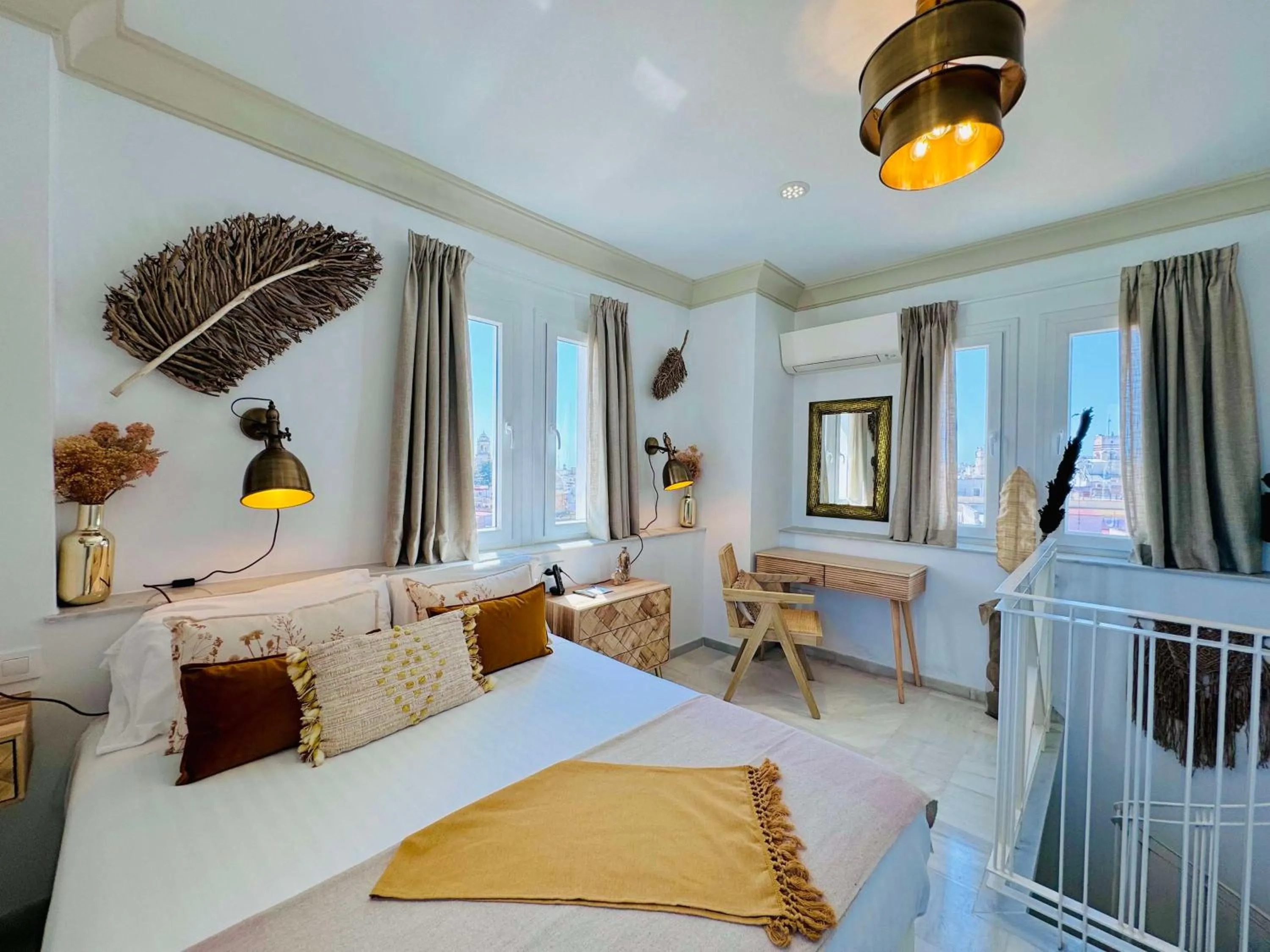 Bedroom, Bed in Hotel Boutique Las Cortes De Cádiz