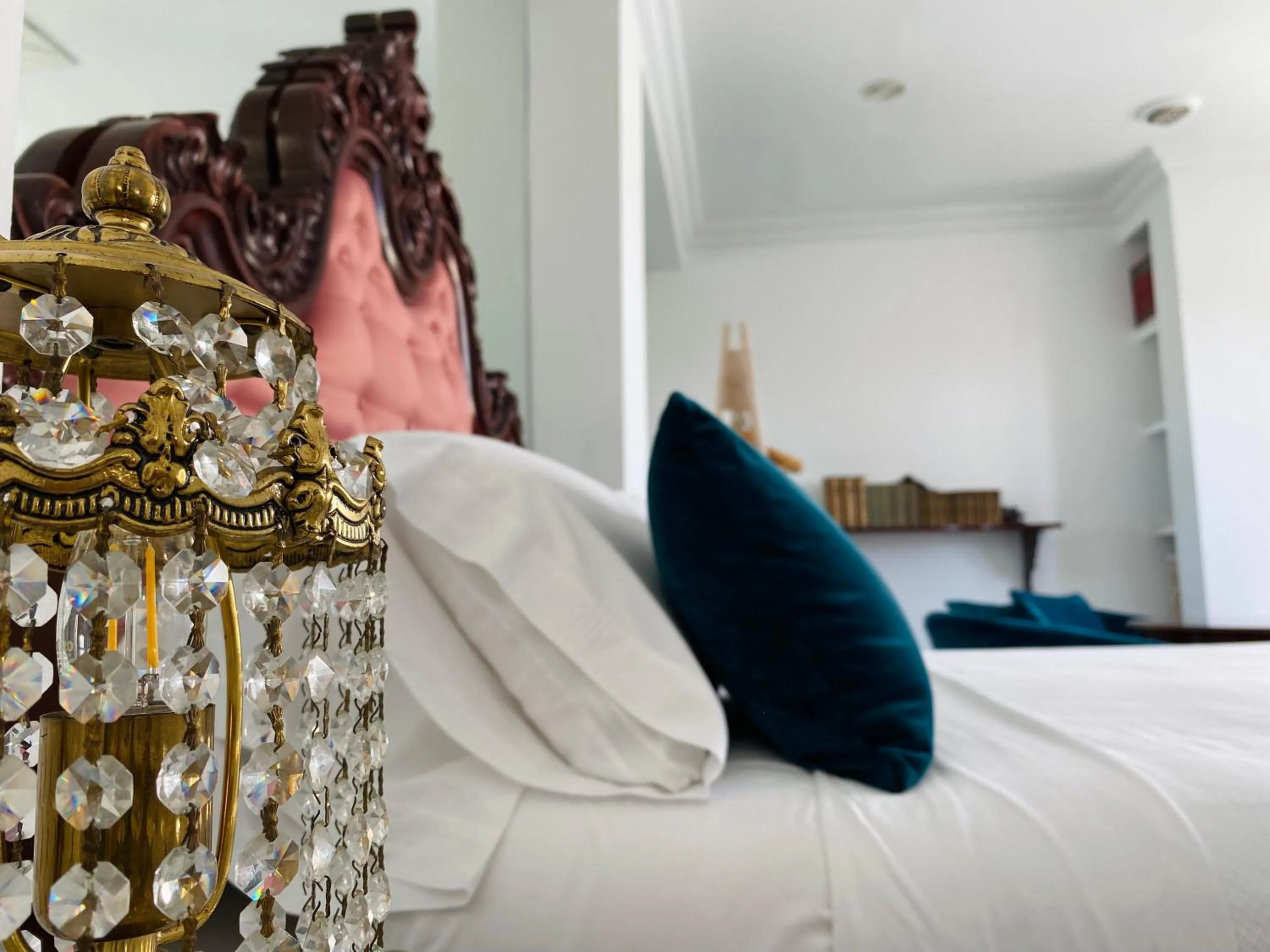 Decorative detail, Bed in Hotel Boutique Las Cortes De Cádiz