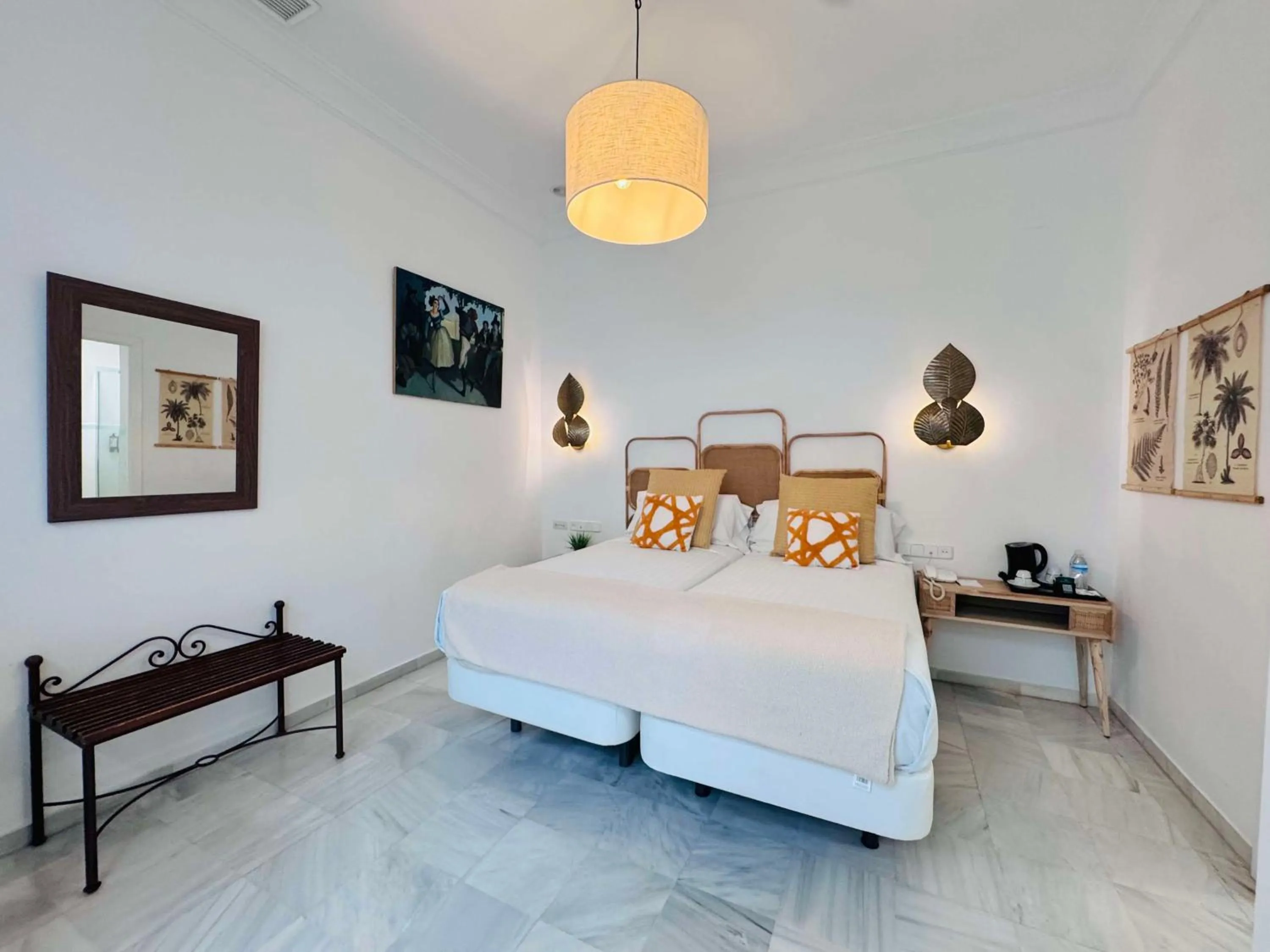 Bedroom, Bed in Hotel Boutique Las Cortes De Cádiz