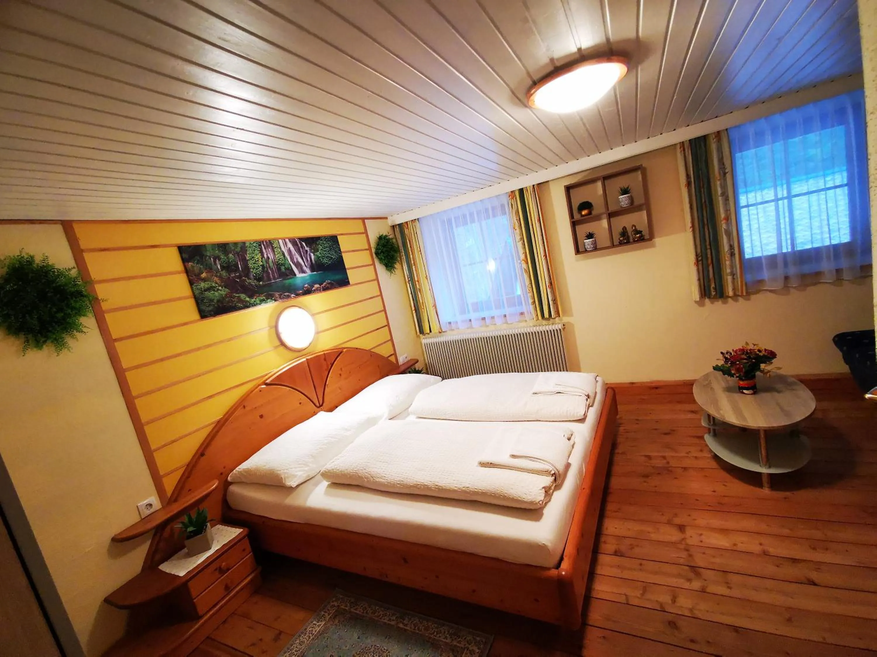 Bed in Gasthof Geronimo