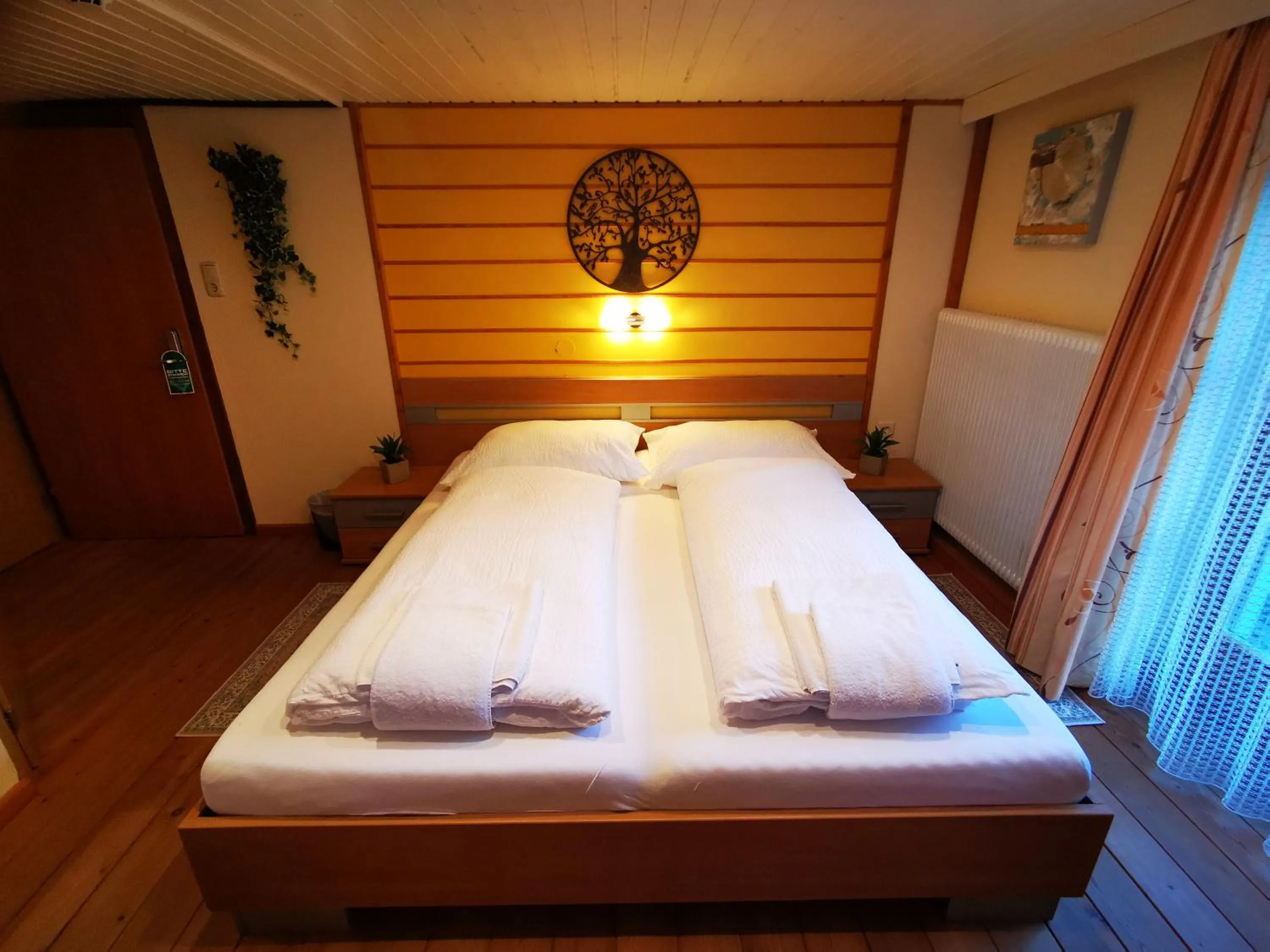 Bed in Gasthof Geronimo