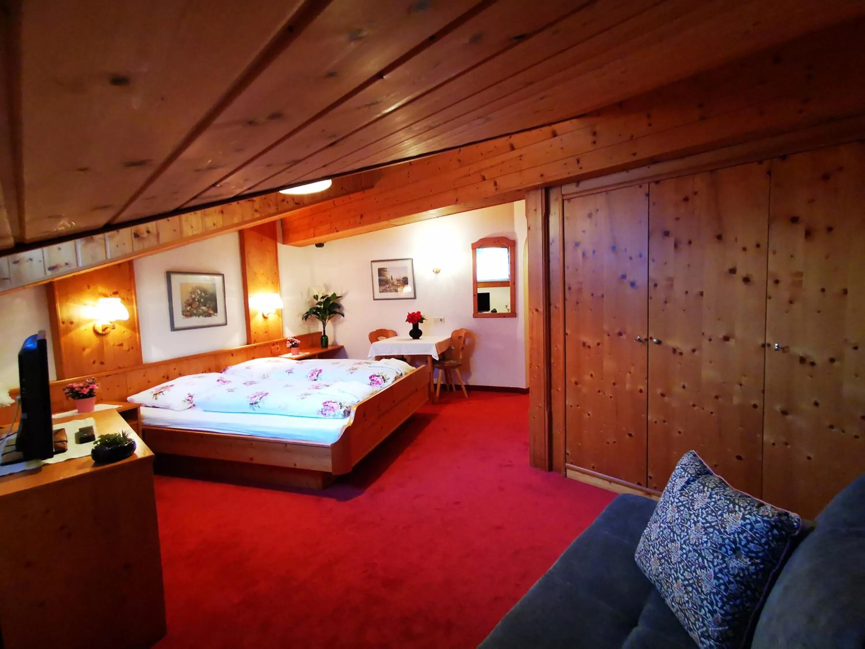 Bed in Gasthof Geronimo