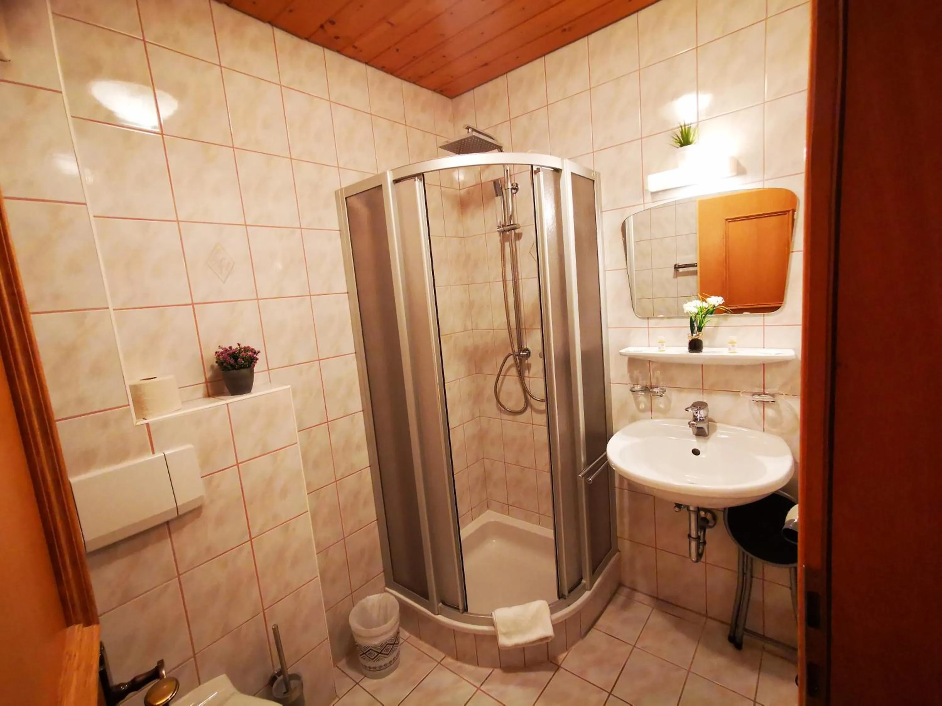 Shower in Gasthof Geronimo