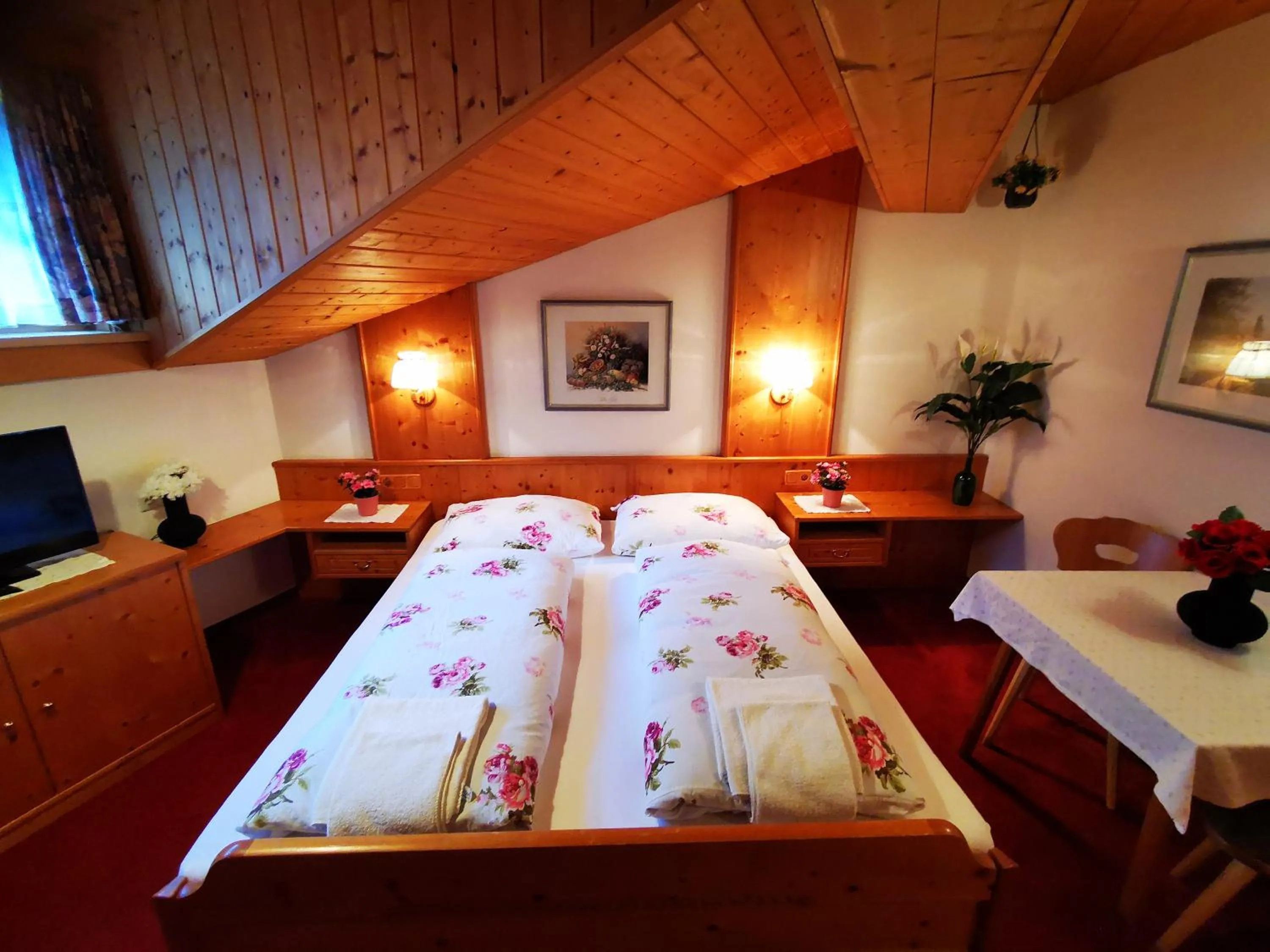 Bed in Gasthof Geronimo