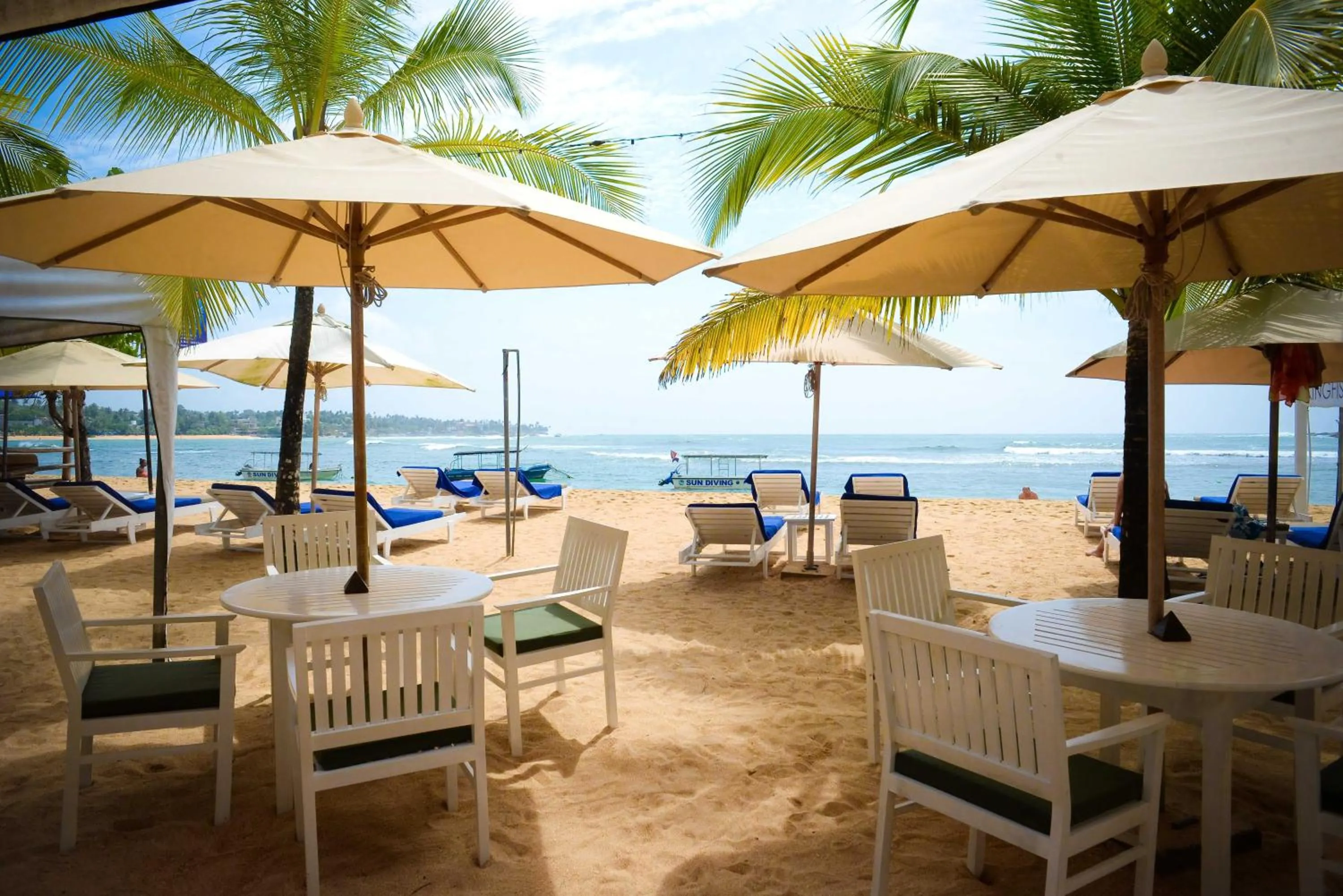 Beach in Kingfisher Bamboo Garden Villa